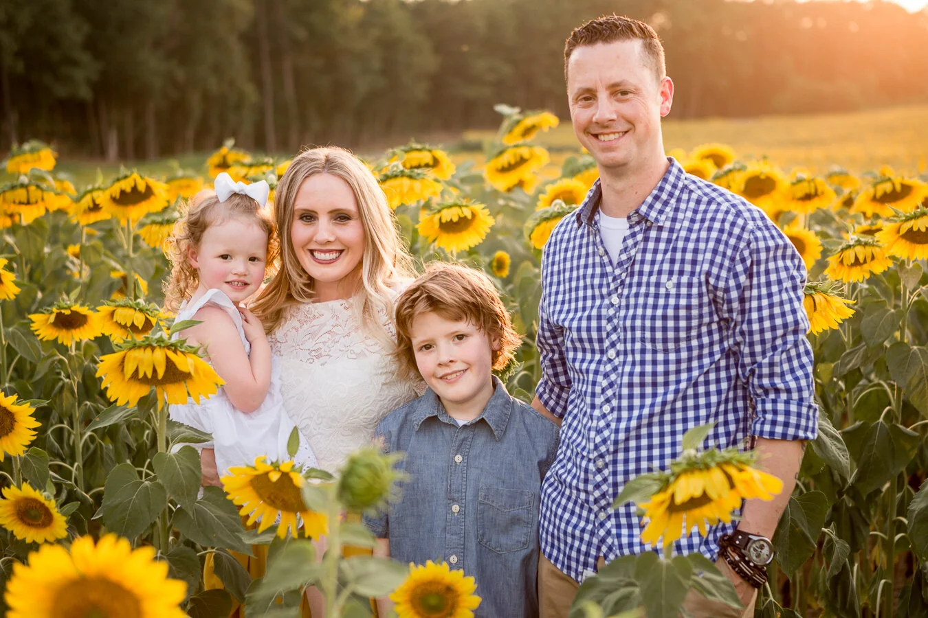 Richmond Virginia Sunflower Farm Photo Session