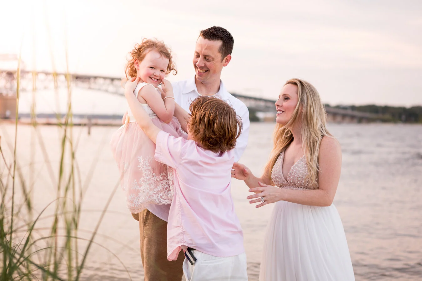 Virginia sunset beach portraits