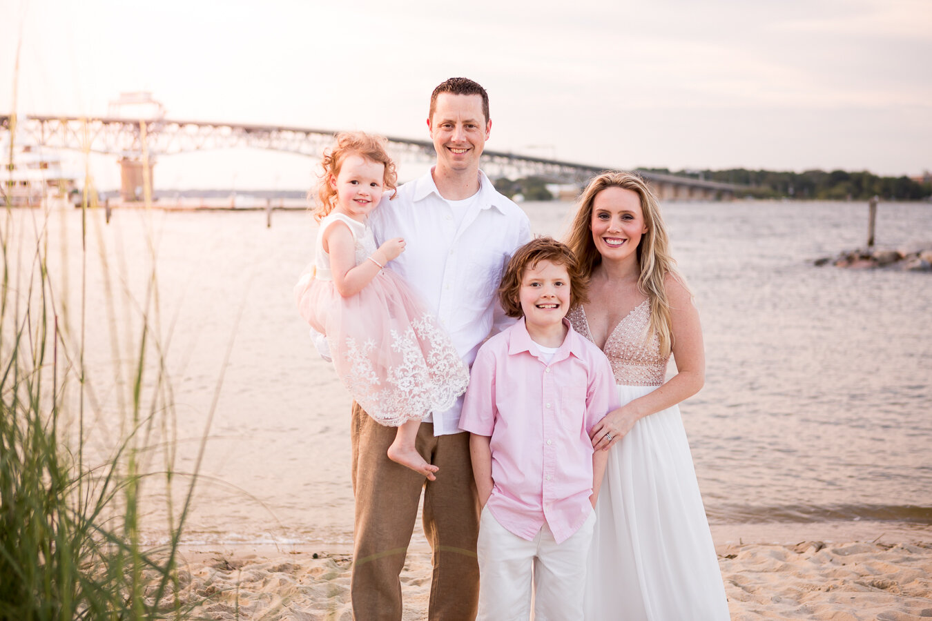 Virginia sunset beach portraits