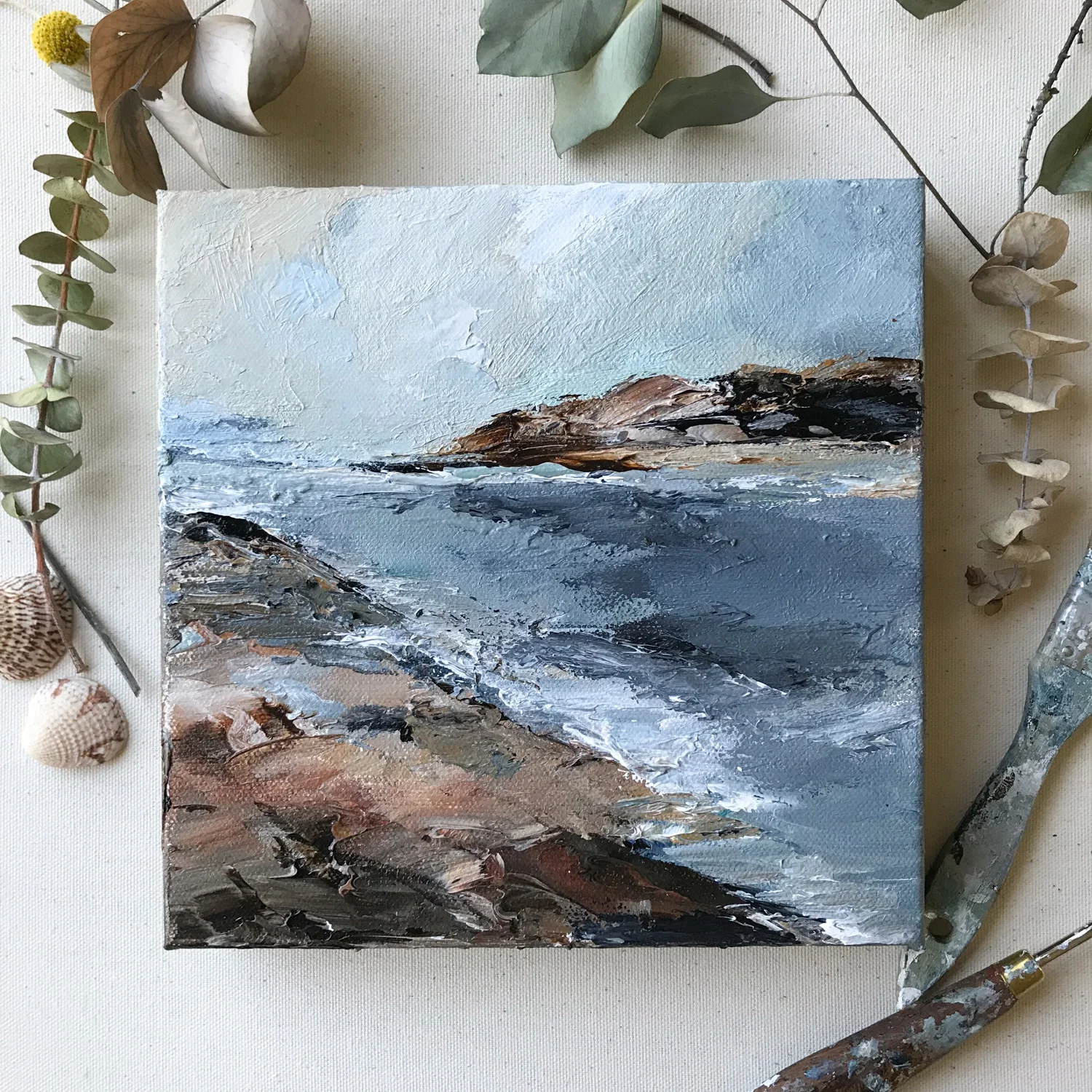 MONIKA KRALICEK FINE ART PAINTING SHORT SANDS 2018-2.jpg