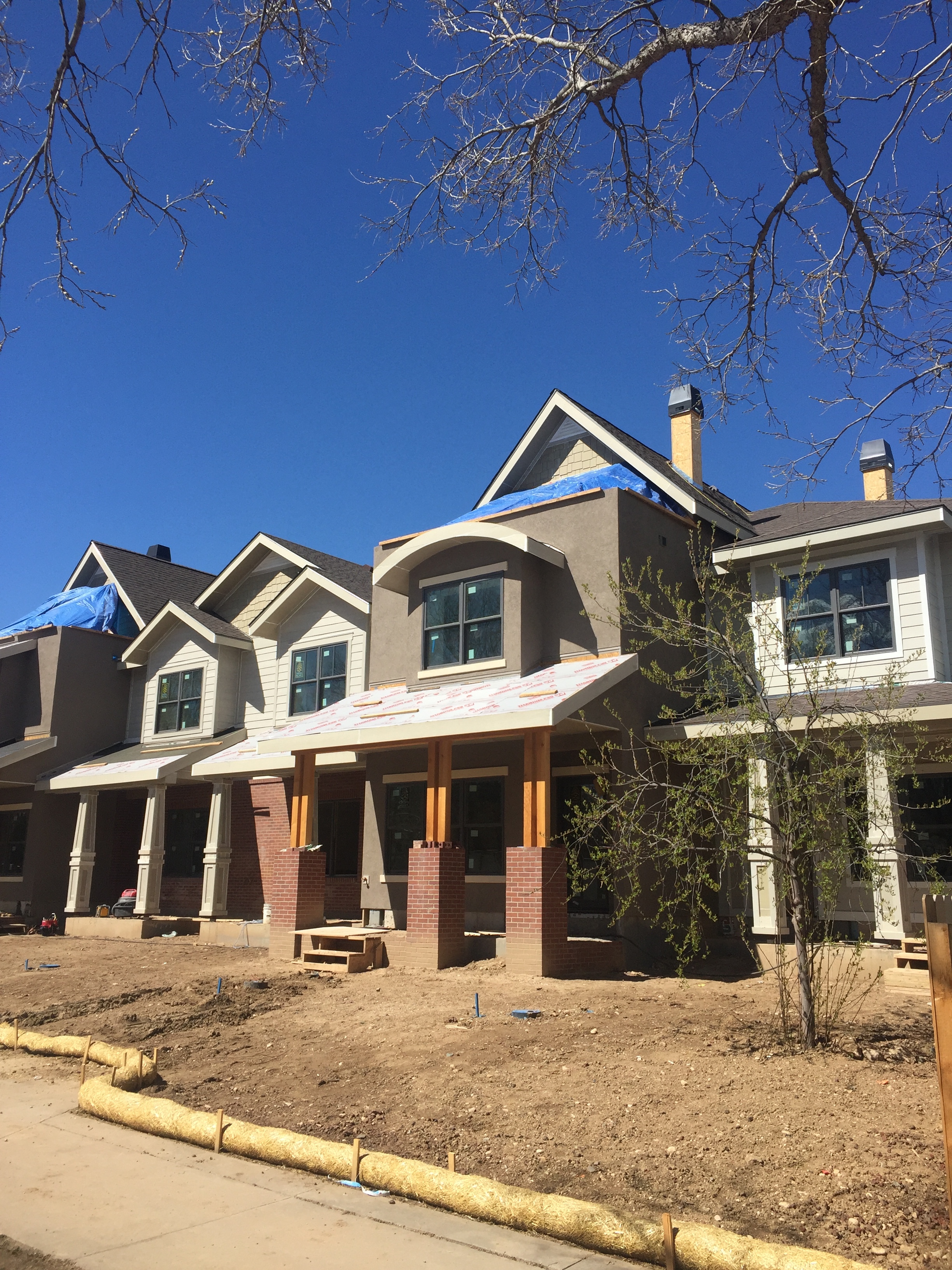 See the blue? That's the patio! You'll have the best view on Mountain Avenue! 