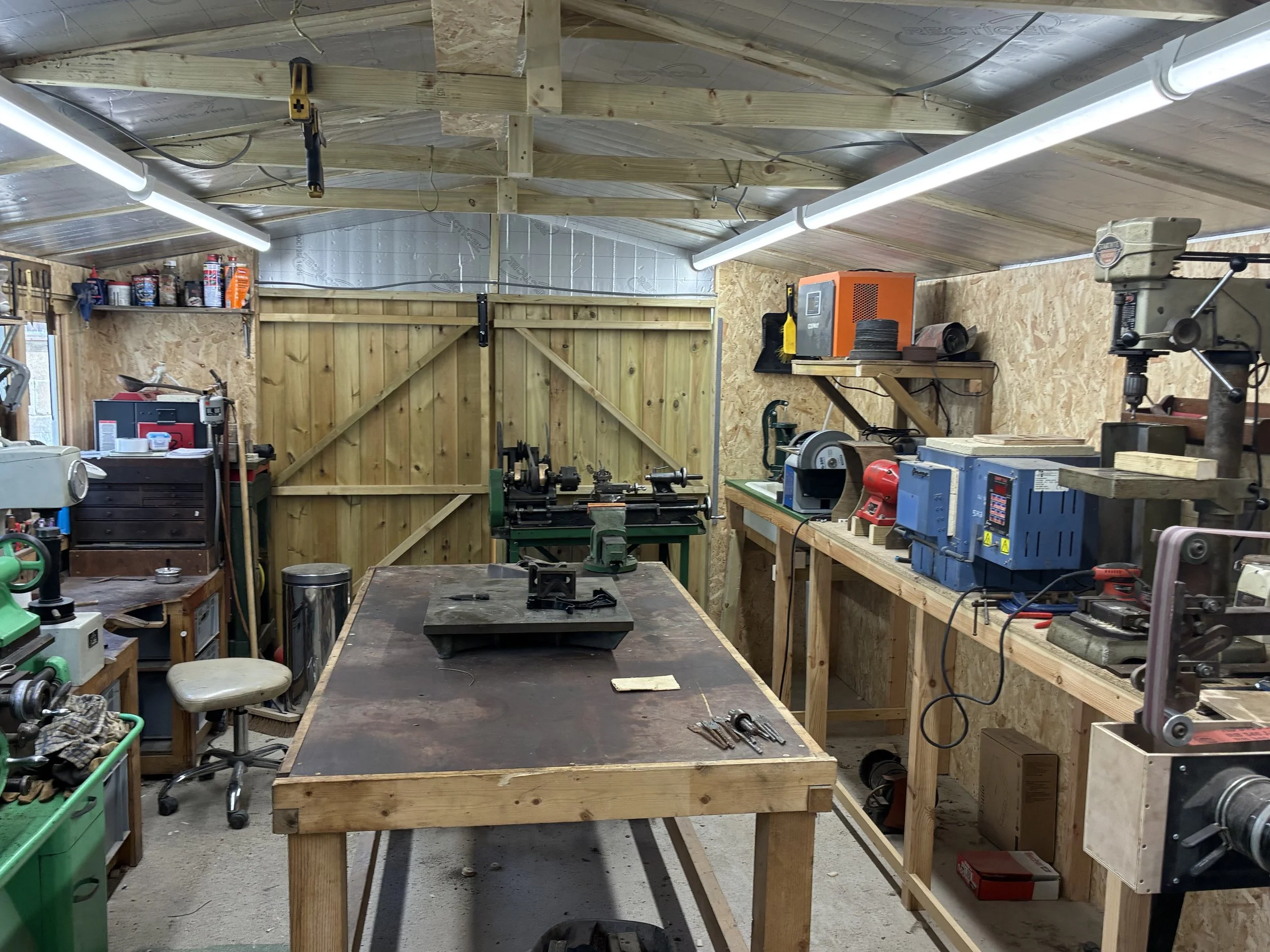 Middle of Knife Maker's workshop