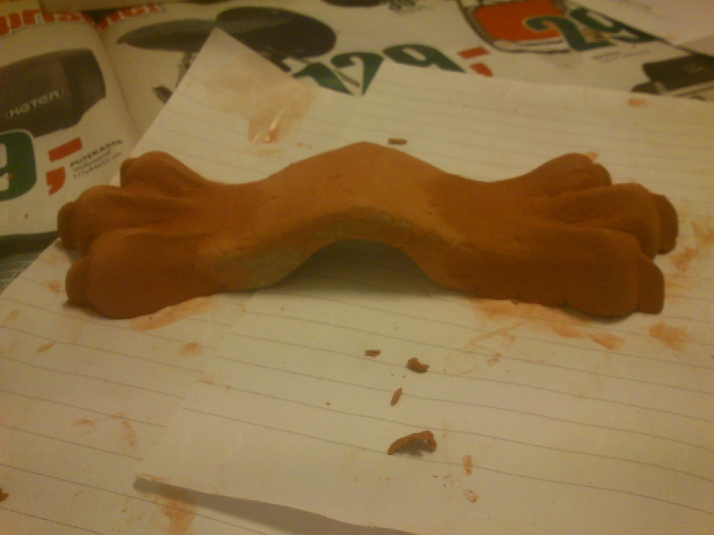 Lion Foot clay pattern