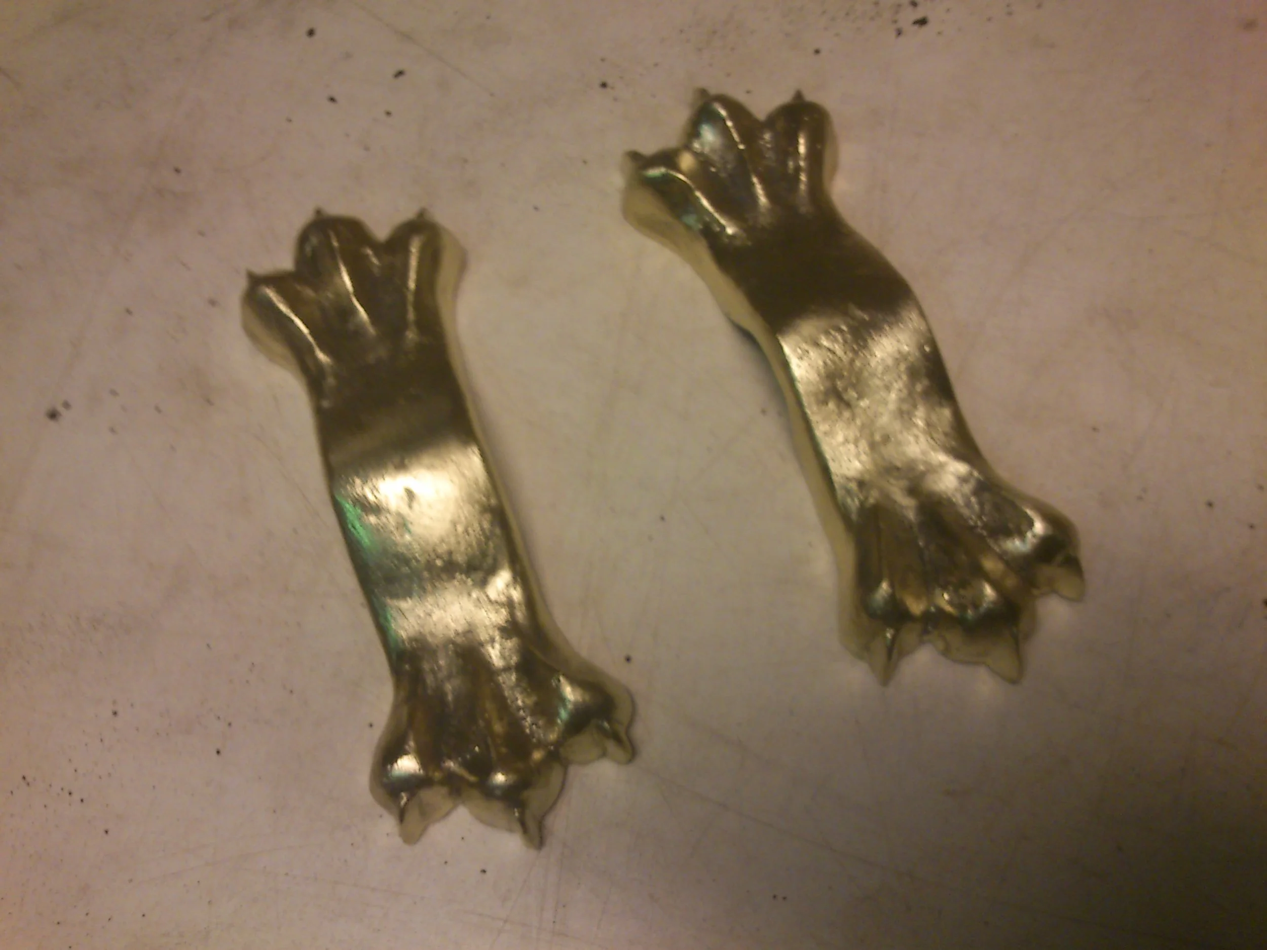 Cast Lion Foot