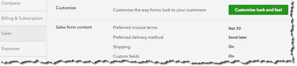 QuickBooks Online is not one-size-fits-all. Its setup tools help you customize it to meet your own company’s needs.