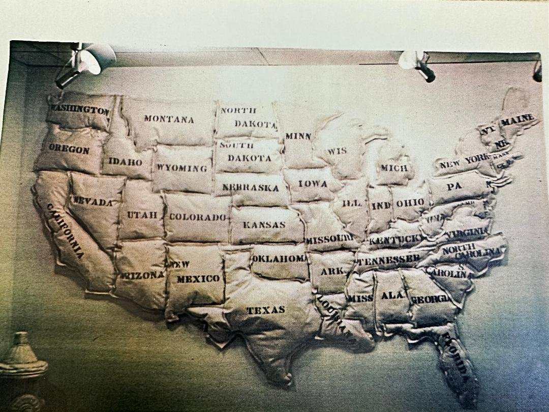 USA Map (Soft Sculpture)