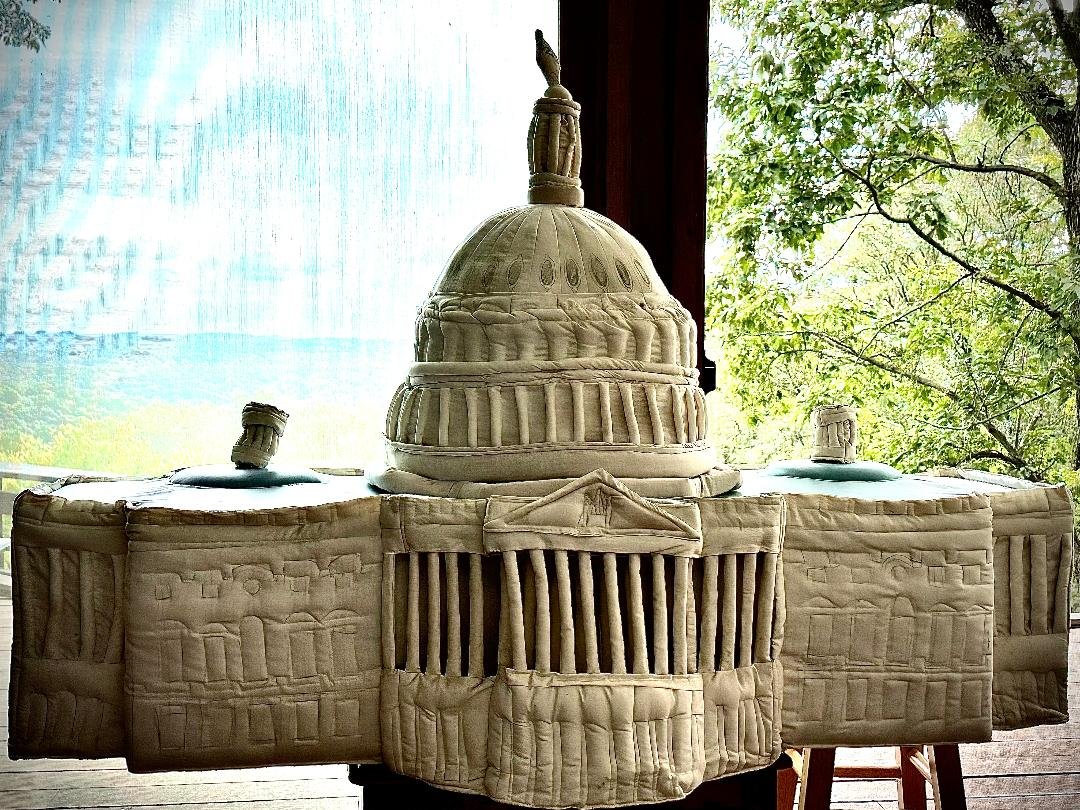 Capital Building at Smithsonian Show (Soft Sculpture)