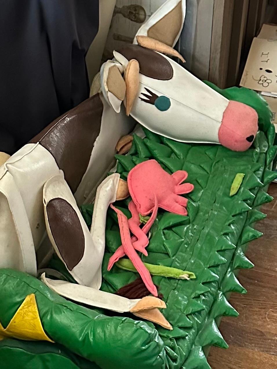 Cow Couch - Alexander's Farm Room (Soft Sculpture)
