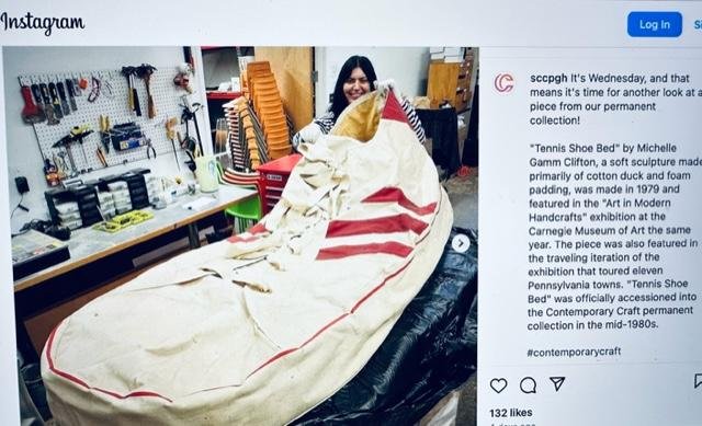 Sneaker Bed at Carnegie Museum of Art - on Instagram (Soft Sculpture).jpeg