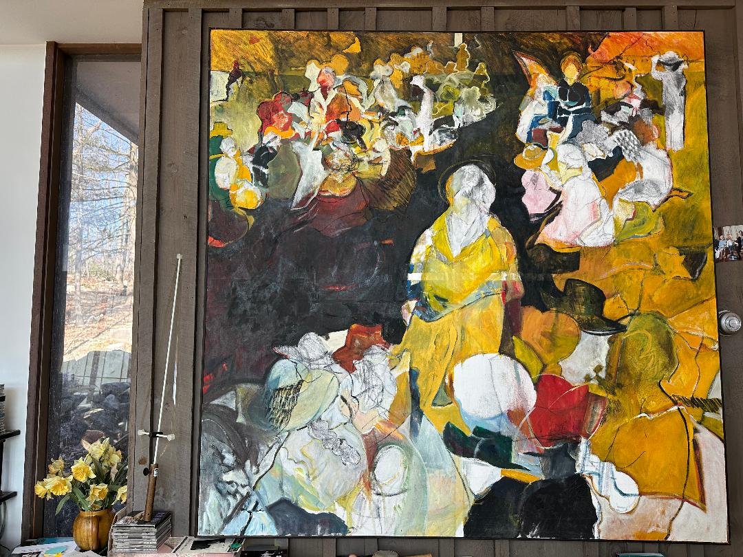 Angels On the Beach (Oil Painting)