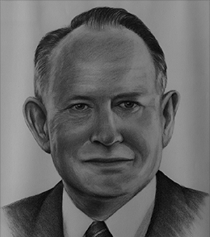 When Cedric Ritchie stepped down as Chief Executive Officer of Scotiabank in 1993, he was hailed by the Financial Post as “the country’s top banker.” He began his 50-year career as a teller in Bath, NB and worked his way up through the organization. Cedric Ritchie retired as Chairman on January 17, 1995 after three years of record profits, and remained on the bank’s Board of Directors until 1998. Lorsque Cedric Ritchie a démissionné du poste de chef de la direction à la Banque Scotia en 1993, il a été salué dans le Financial Post comme le premier banquier au Canada. Il a débuté les cinquante ans de sa carrière comme caissier au guichet à Bath, Nouveau-Brunswick et il a monté les divers échelons de l’organisme. Cedric Ritchie a pris sa retraite du poste de président le 17 janvier 1995 à la suite de trois ans de profits record et il a continué à siéger sur le conseil d’administration jusqu’en 1998.
