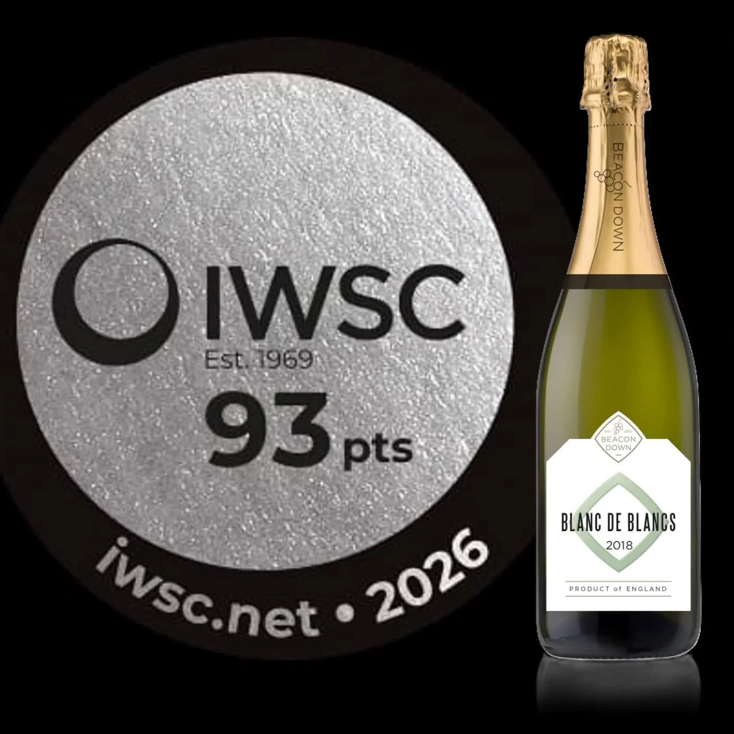And another one! Our Blanc de Blancs also won a Silver Medal, this time at the International Wine and Spirit Competition. Awarding the wine 93 points the judges loved its 'complex bouquet of leather, honey and 🍋 curd, leading to bready, yeasty notes