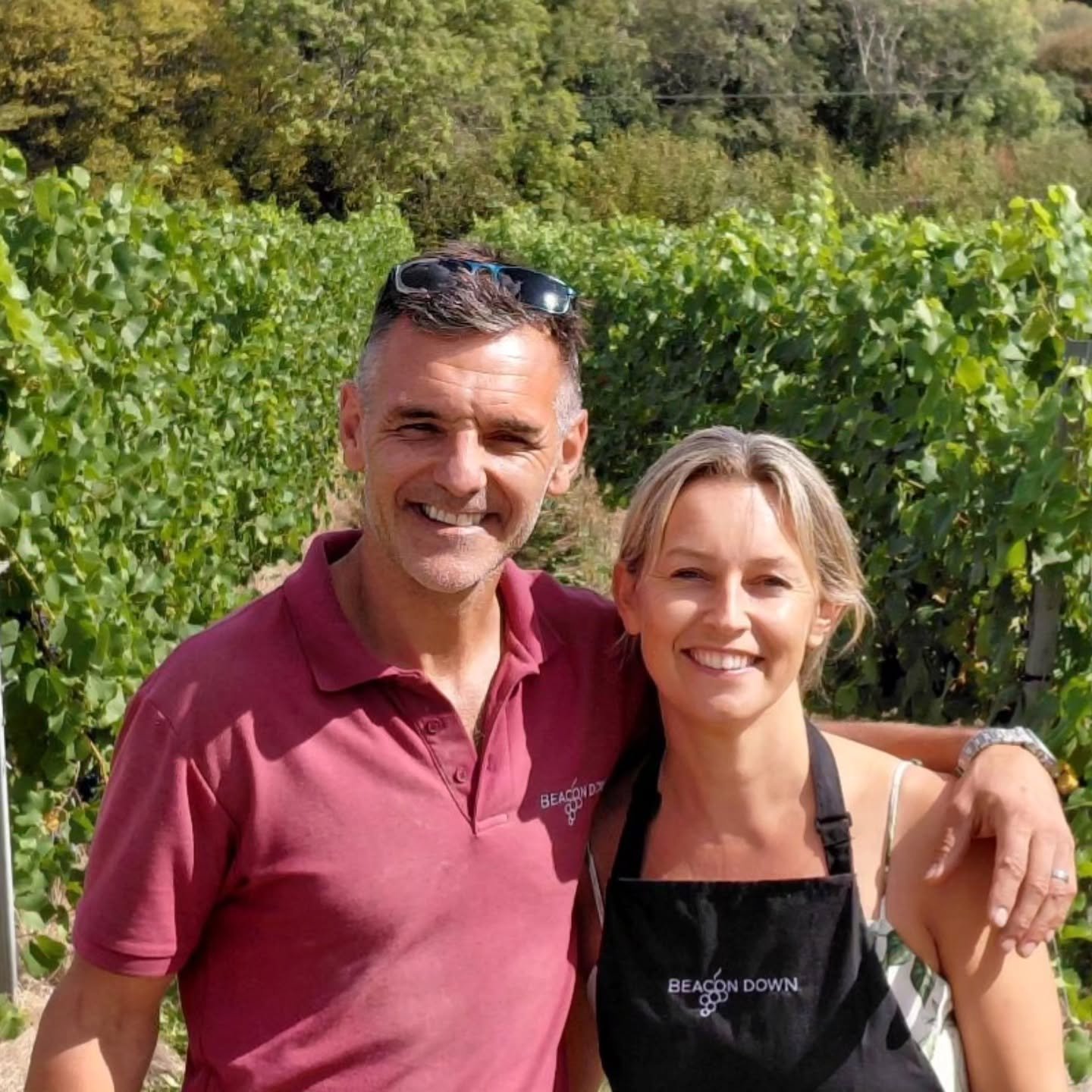 Hello! We've had a bunch of new followers so thought we would introduce ourselves....we are Paul and Al! We planted Beacon Down vineyard in 2015 and since our first harvest in 2017 we've been producing a range of award winning wines from the grapes g