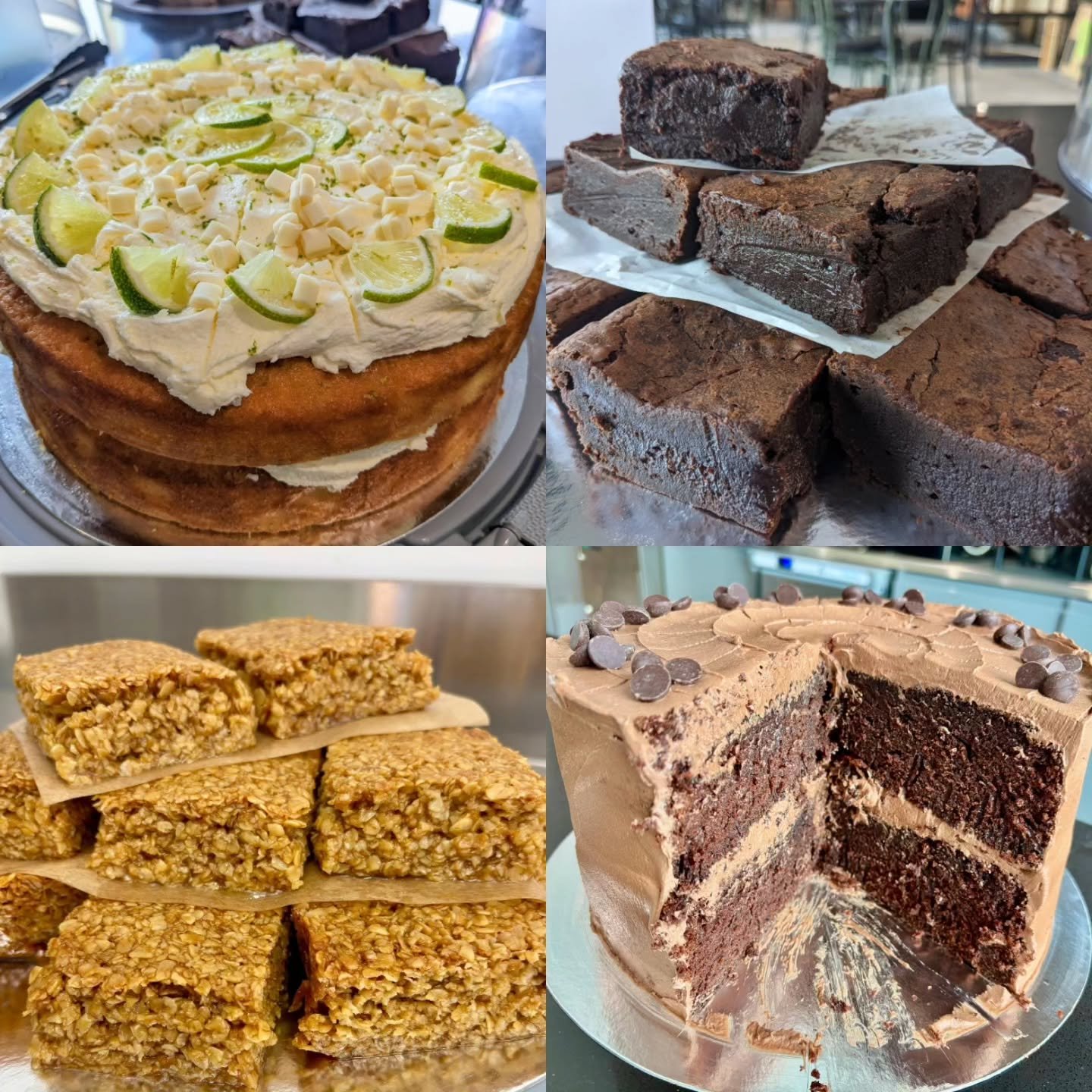 Some of today's delicious bakes! White chocolate and lime cake, chocolate fudge cake, flapjacks and gluten free brownies...and there is more to come! All go perfectly with Beacon Down wines or a cuppa.

Here till 6pm, pop by and say hello, stay for l