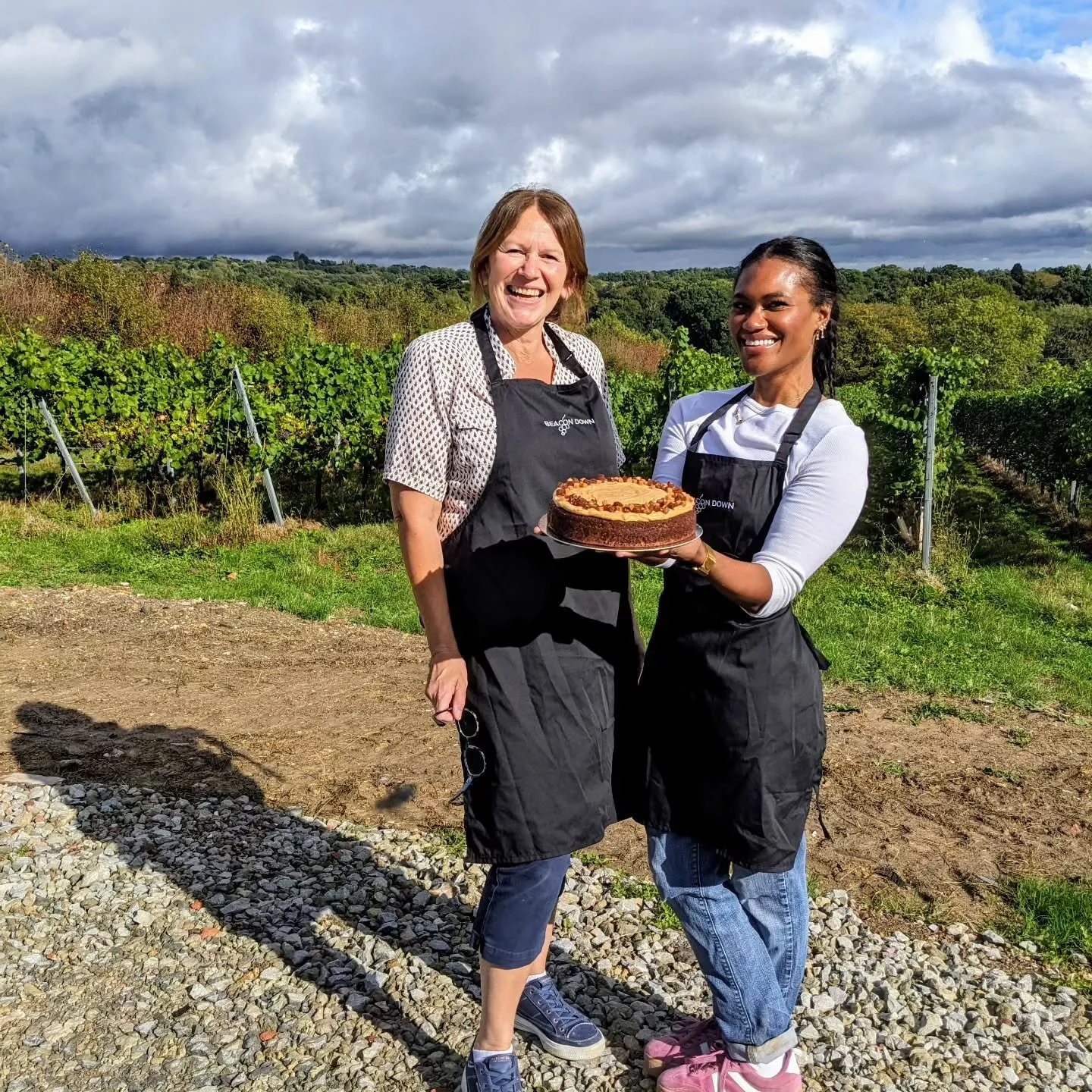 Thank you to everyone who has come to the vineyard cafe in our first three weeks of opening! If you've enjoyed a cake here then it was baked by one of these two amazing women! Janette and Bella are our star bakers, making new delicious treats most da