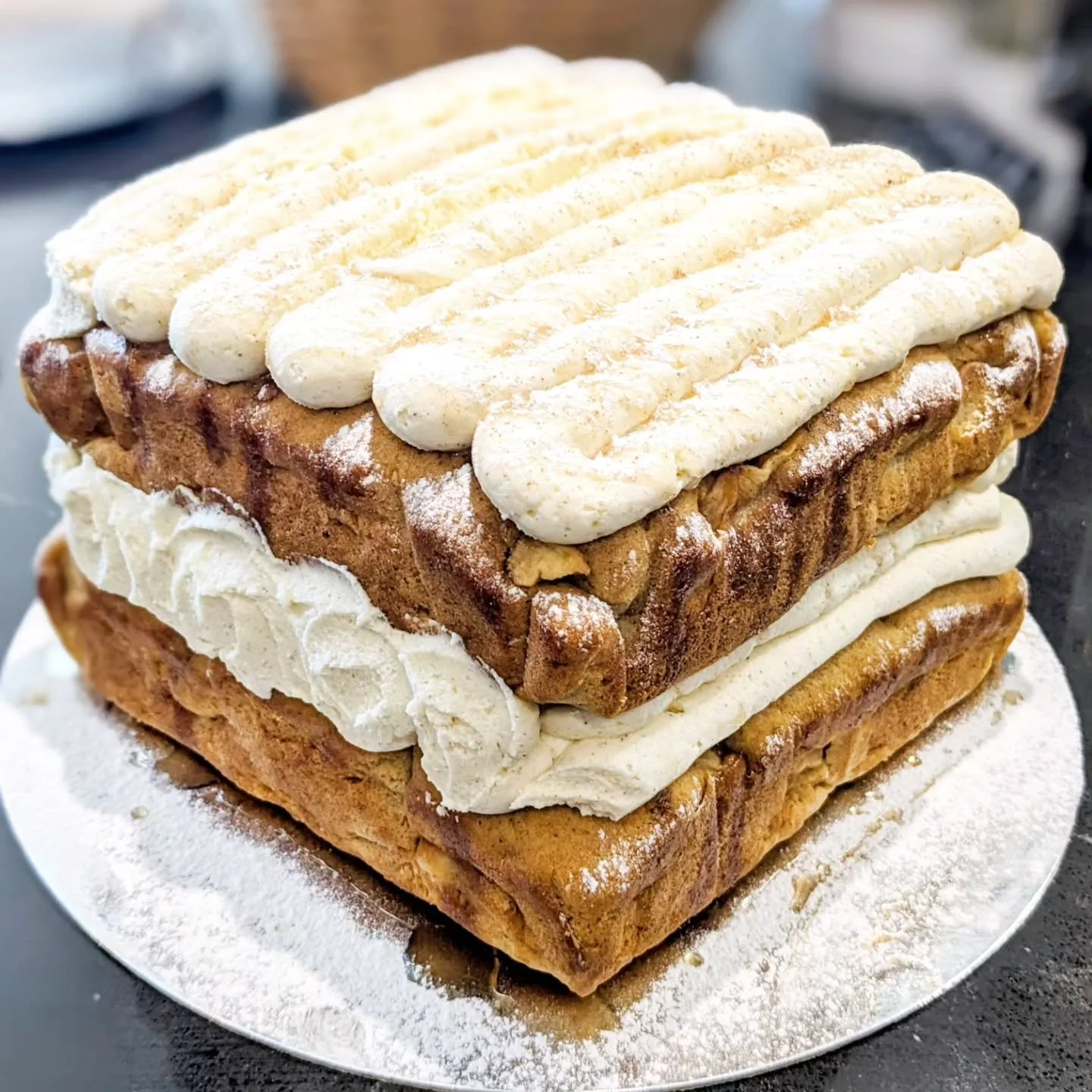 It's set to be a lovely week, and as always we have some new treats for you! Come and enjoy some cake, or a homemade sausage roll in the sunshine. New bakes this week include a huge apple and cinnamon cake and a variety of mini loaves.

#supportlocal