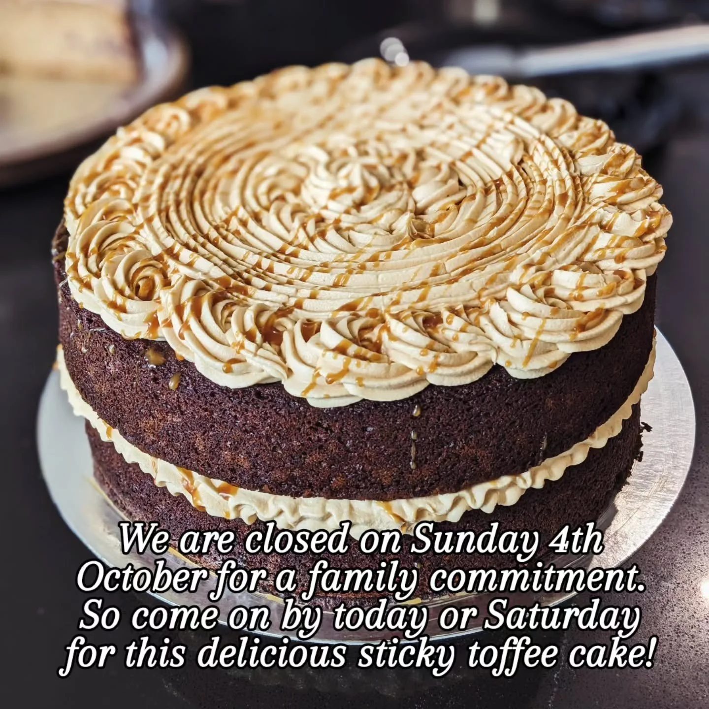 Open today and Saturday 9-6pm and then closed this Sunday 4th October. Come on by for amazing bakes, lunches and award winning wine in this lovely autumn sun!

#englishvineyard #stickytoffee #familyfun❤️