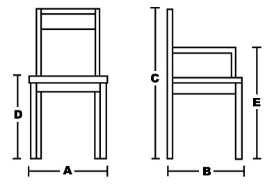 all dimensions are in inches