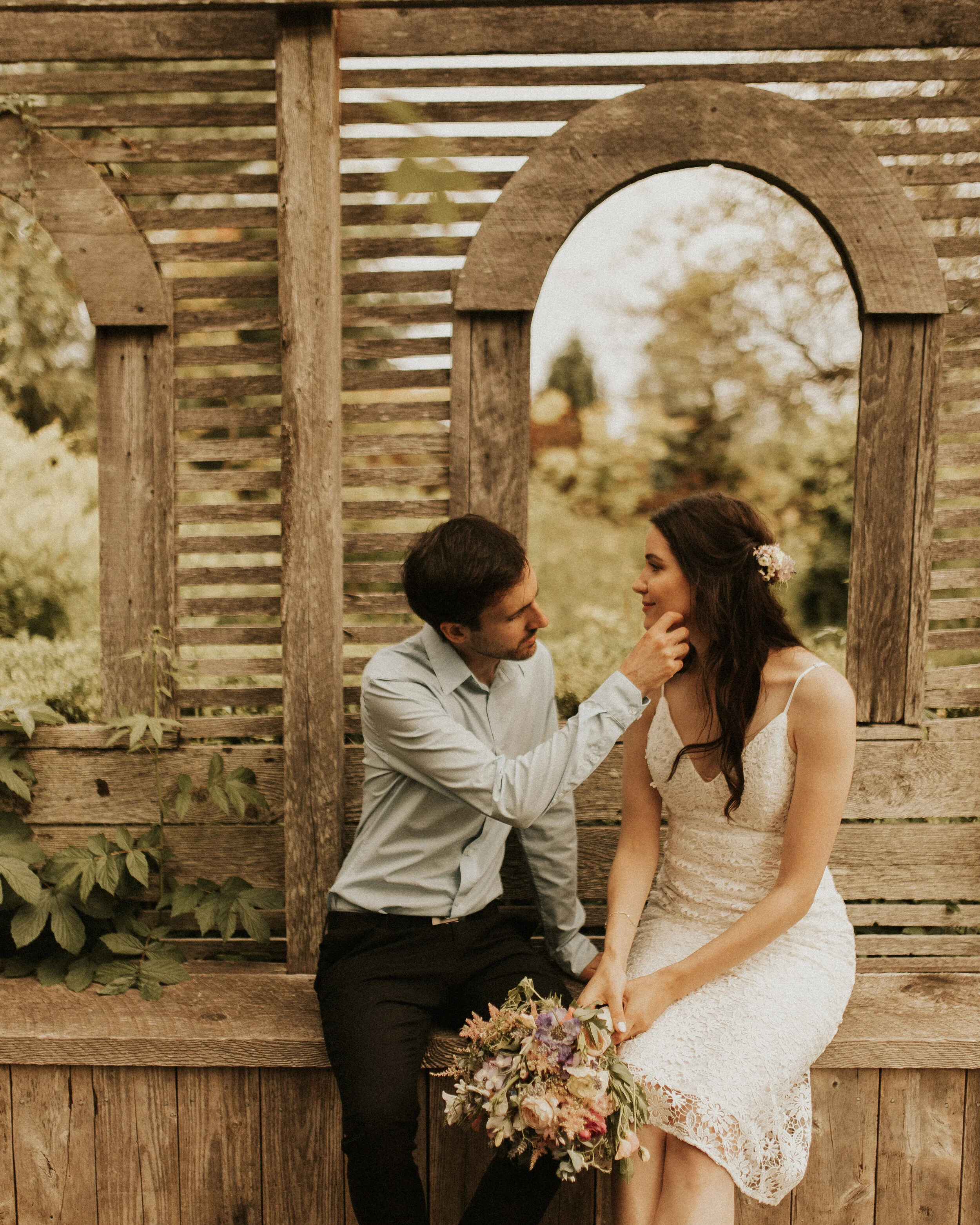 Danielle and Luc // Dreamy, Laid-Back Wedding at Tangled Garden