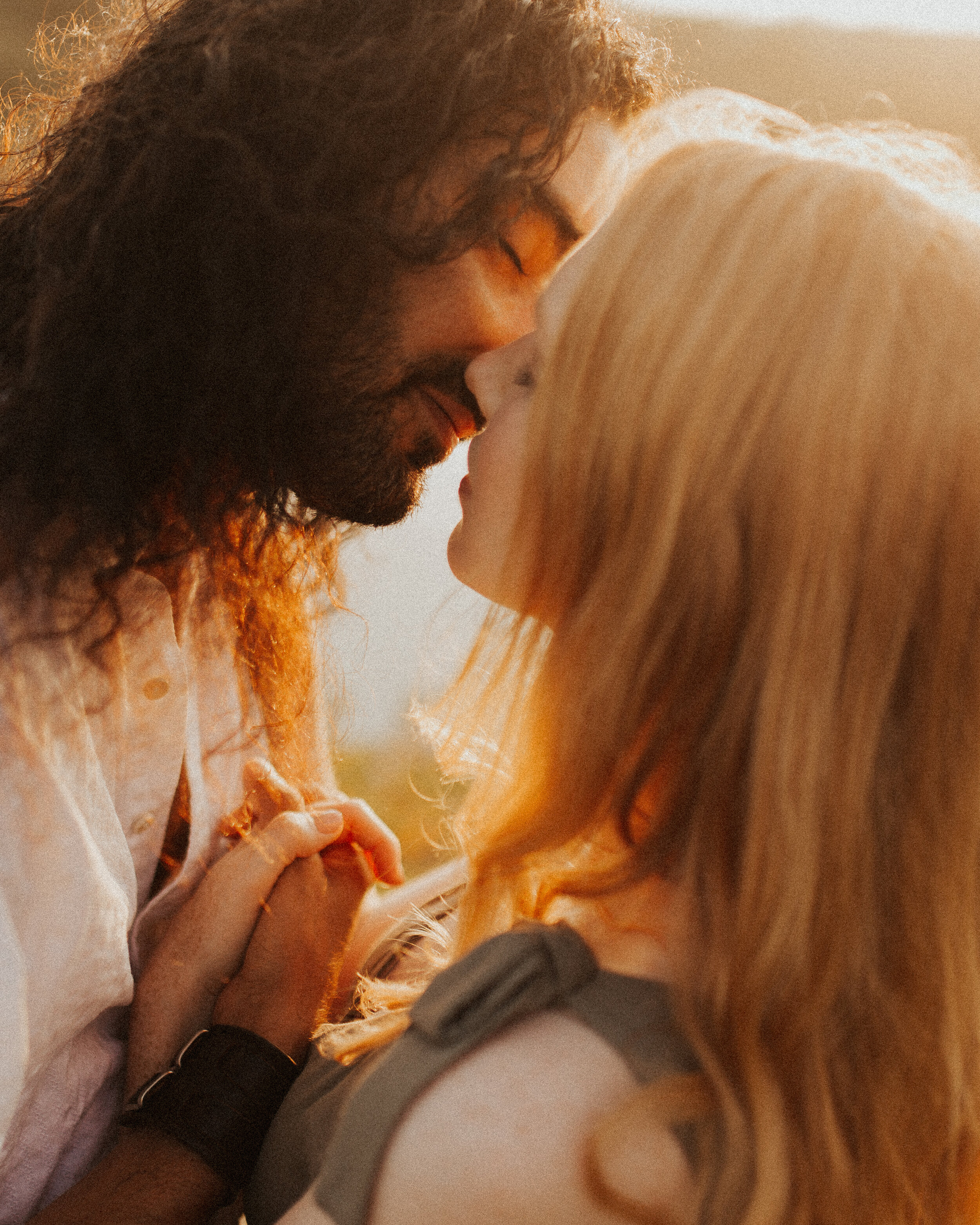 Claire and Aryam: Golden Hour Engagement Session at Crystal Crescent Beach