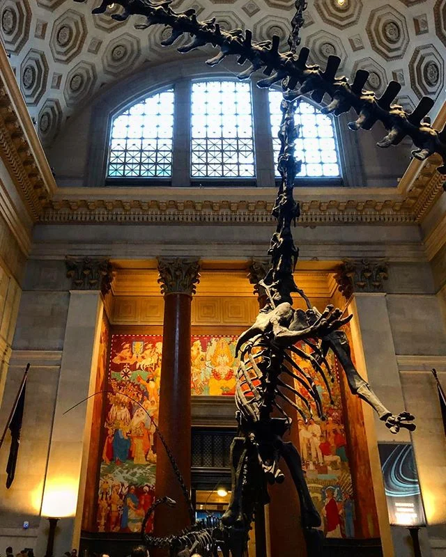 In-laws in town, so today we explored the UWS: @americanmuseumofnaturalhistory (my favorite!), @shakeshack, @levainbakery, the Dakota building, Strawberry Fields in @centralparknyc—the last two are required stops for all Beatles fans, & we have several among us. :) We just love this city. ❤️