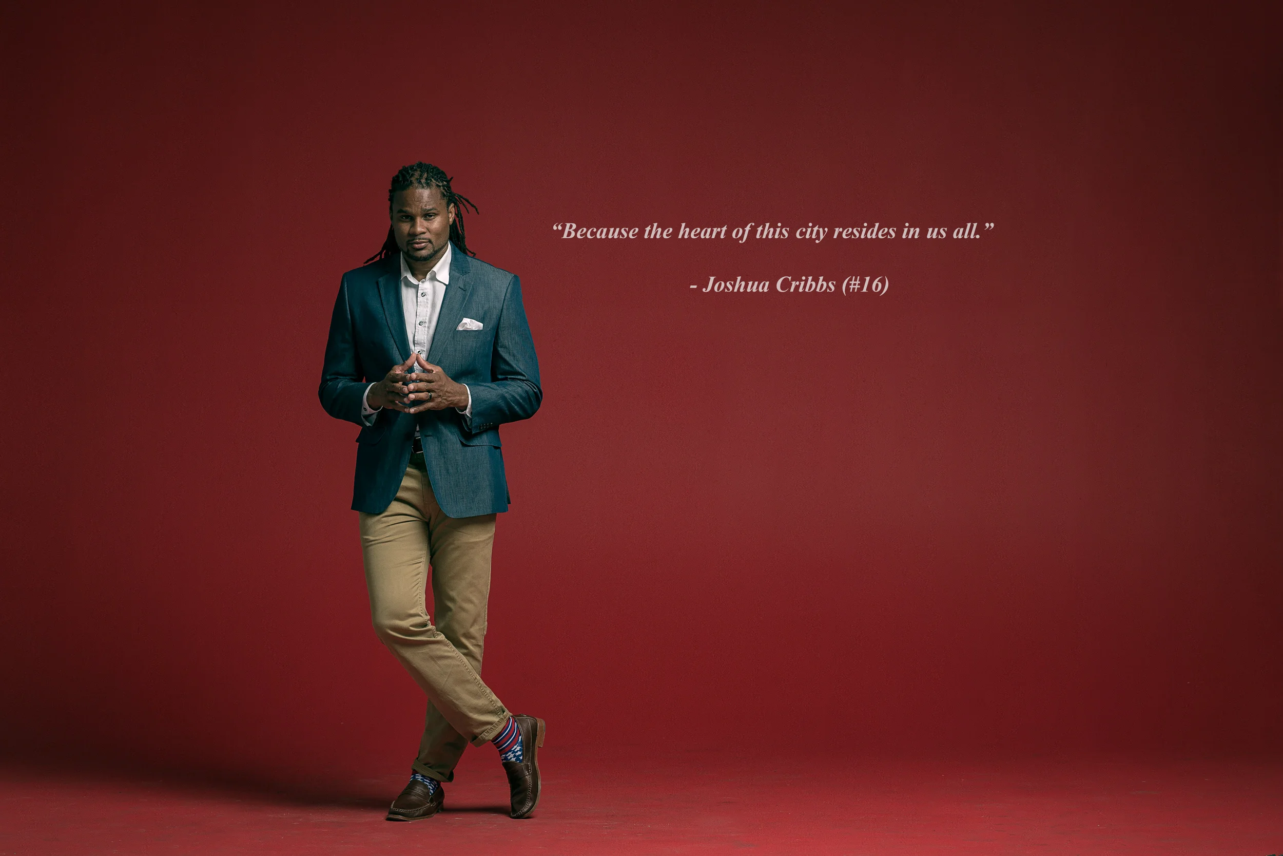 James Douglas Charity Celebrity Portrait American Heart Association Josh Cribbs NFL.jpg