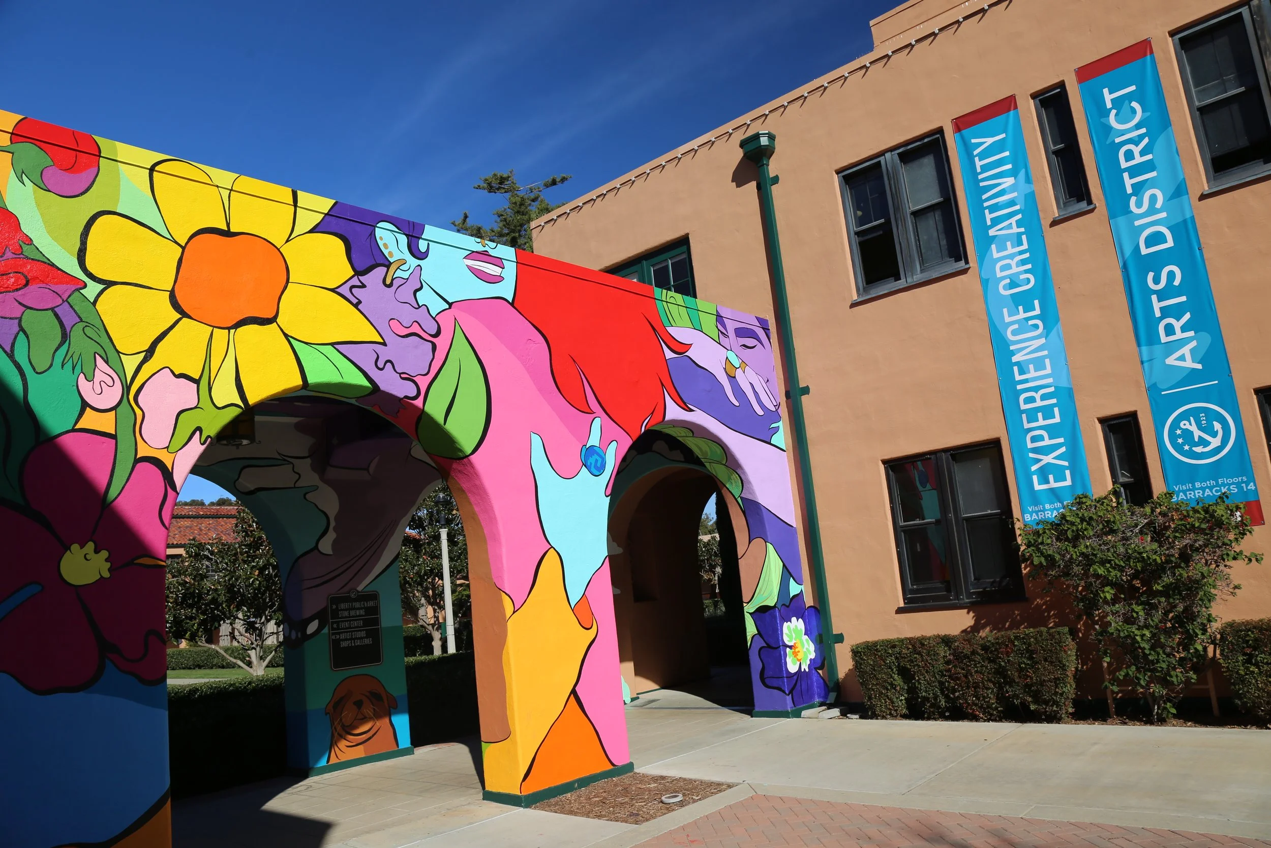  Home - mural by Scarlett Baily 