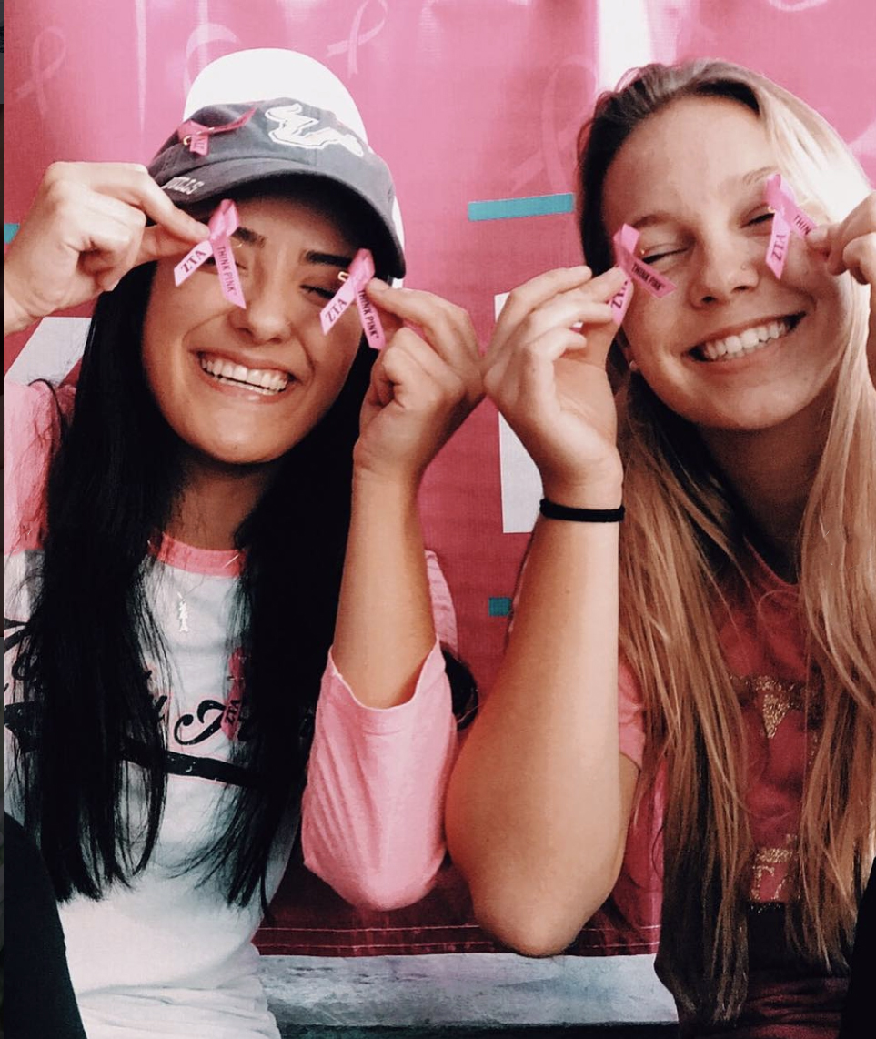 ZTA Sisters: Nicole Parks and Sabrina Johnson