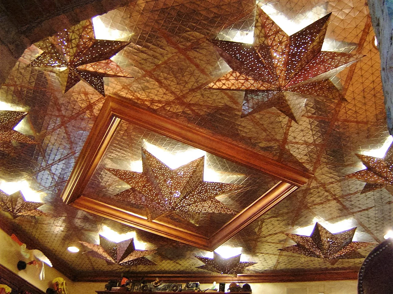 Party Room Ceiling with Illuminated Stars.JPG