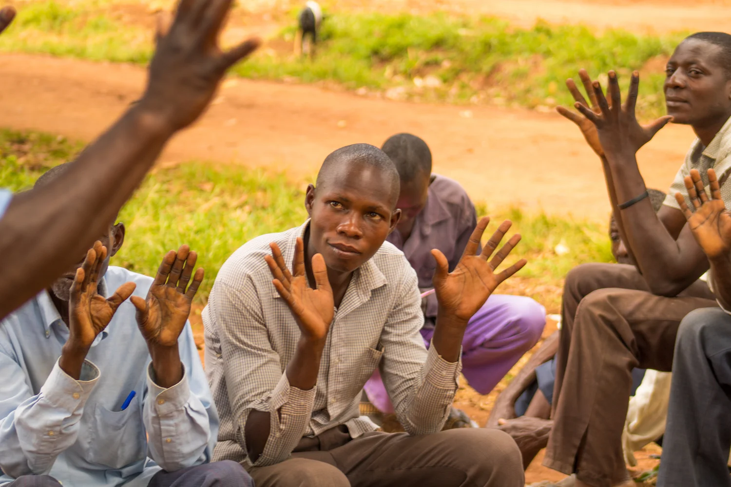 “Triggering” sessions are one of the first activities Kibo leads in a community. The purpose of triggering is to transform people’s thinking — to convince them of the importance of hygiene and sanitation. In other words, the purpose of triggering is to gross out a community so much that they become warriors against germs and disease.