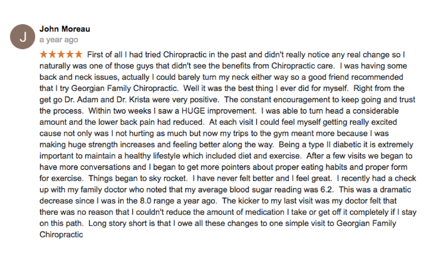 Copy of Dr. Adam Markew Testimonial