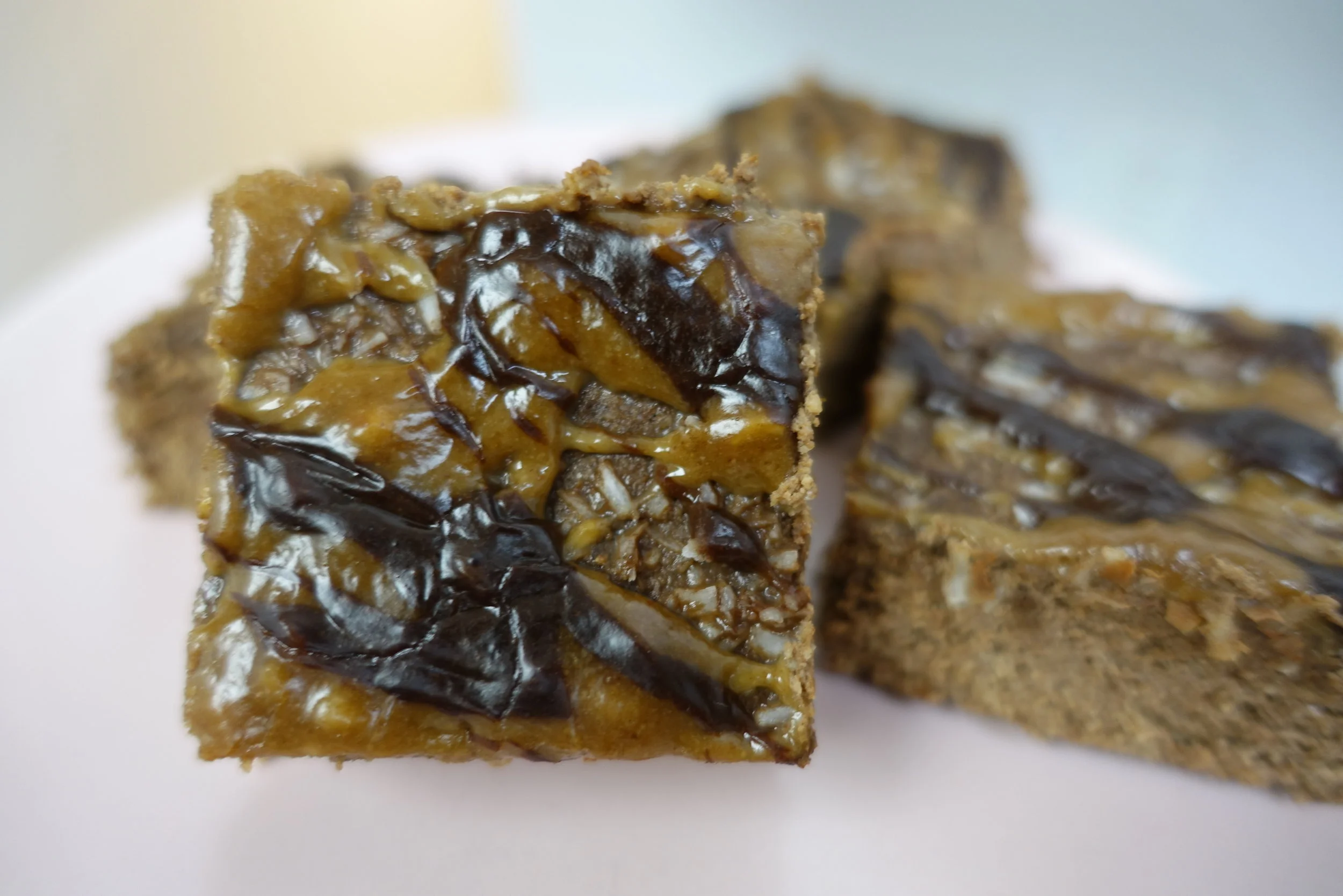 Protein Packed Coconut Banana Almond Pulp Brownies