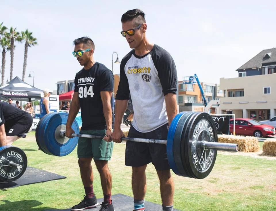 Partner deadlifts