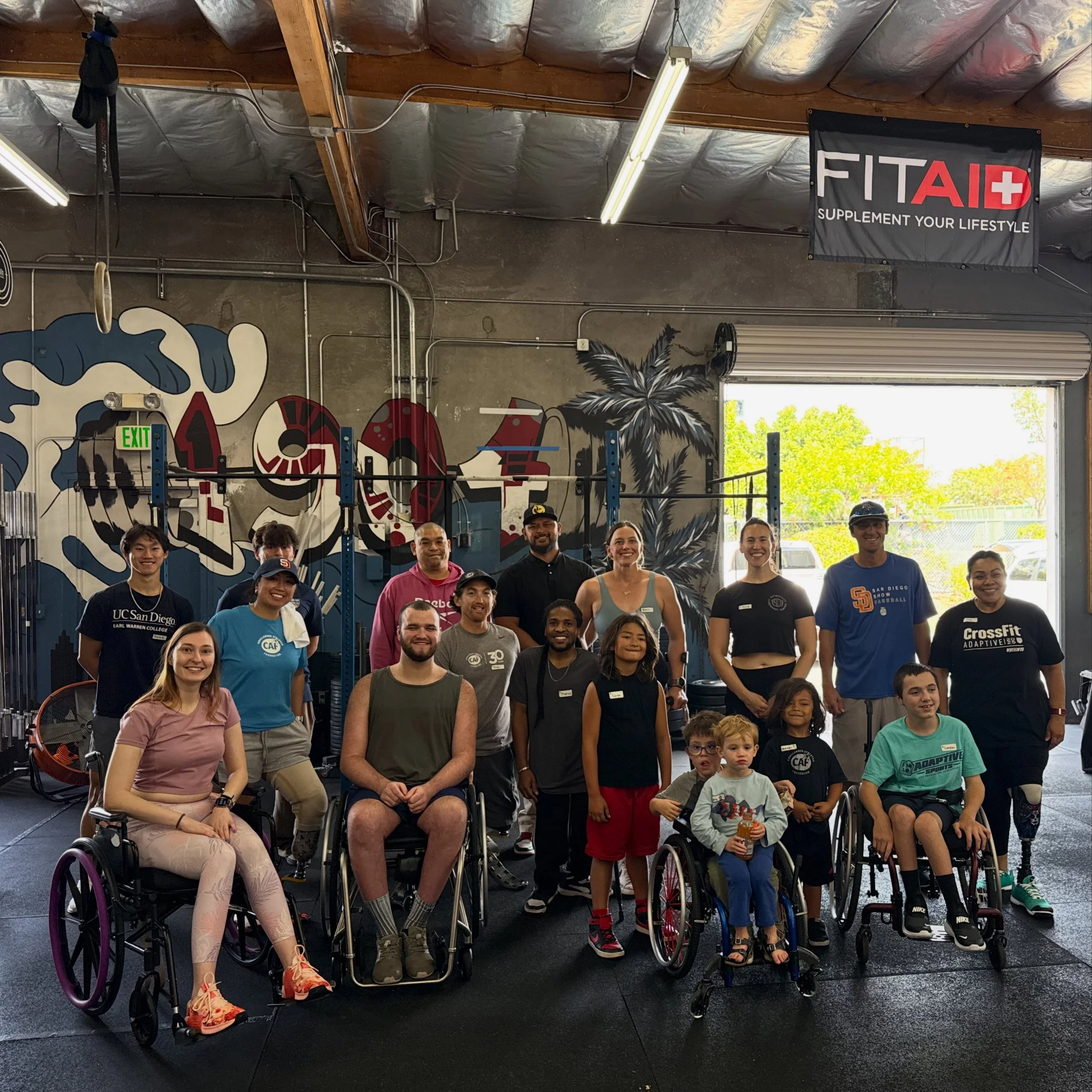 We had another phenomenal clinic bringing strength training and CrossFit to the adaptive community with @cafoundation on Sunday! We absolutely loved having a mix of new and familiar faces joining us. 
&bull;
&bull;
Thanks so much to our participants 