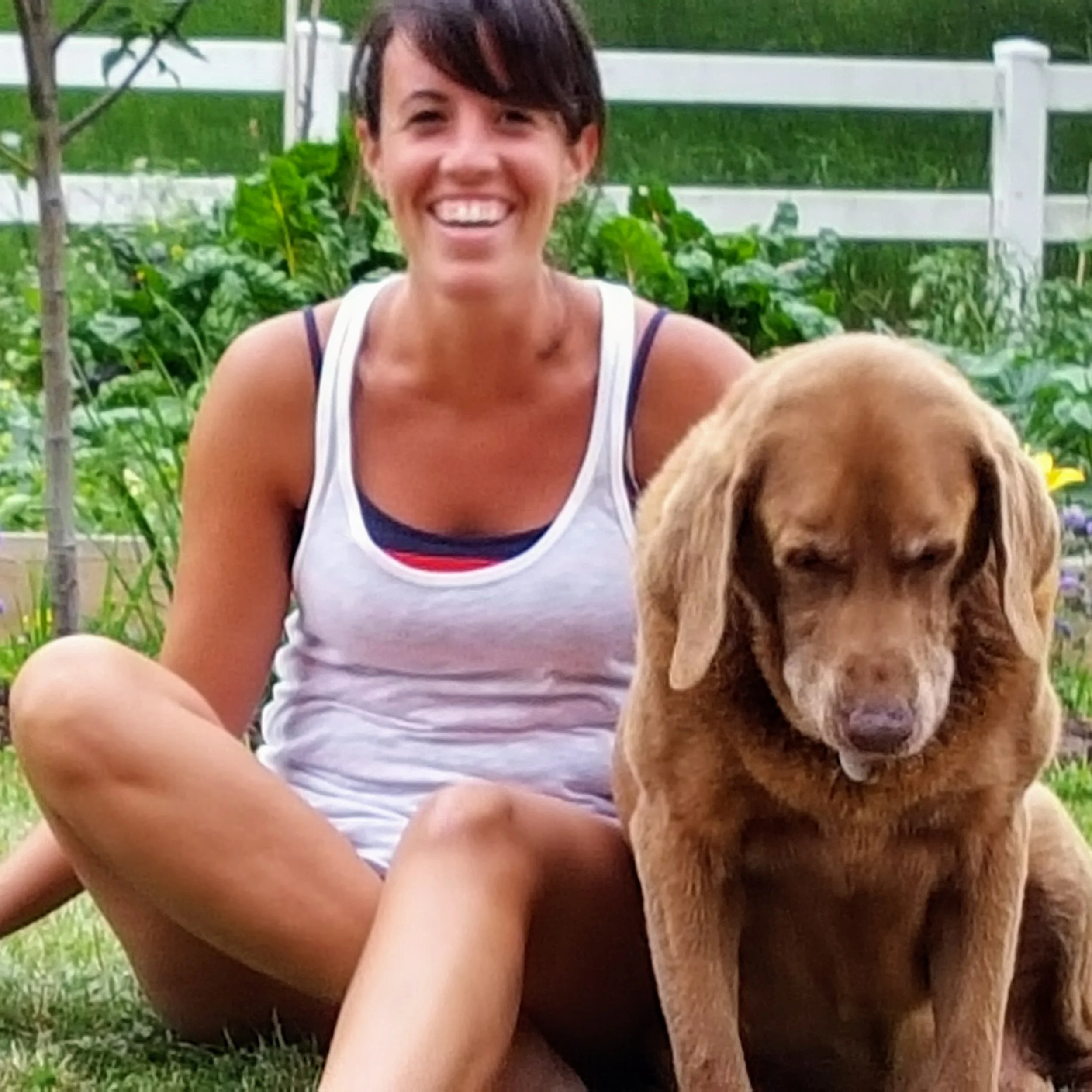 Jenna and the Brown Dog