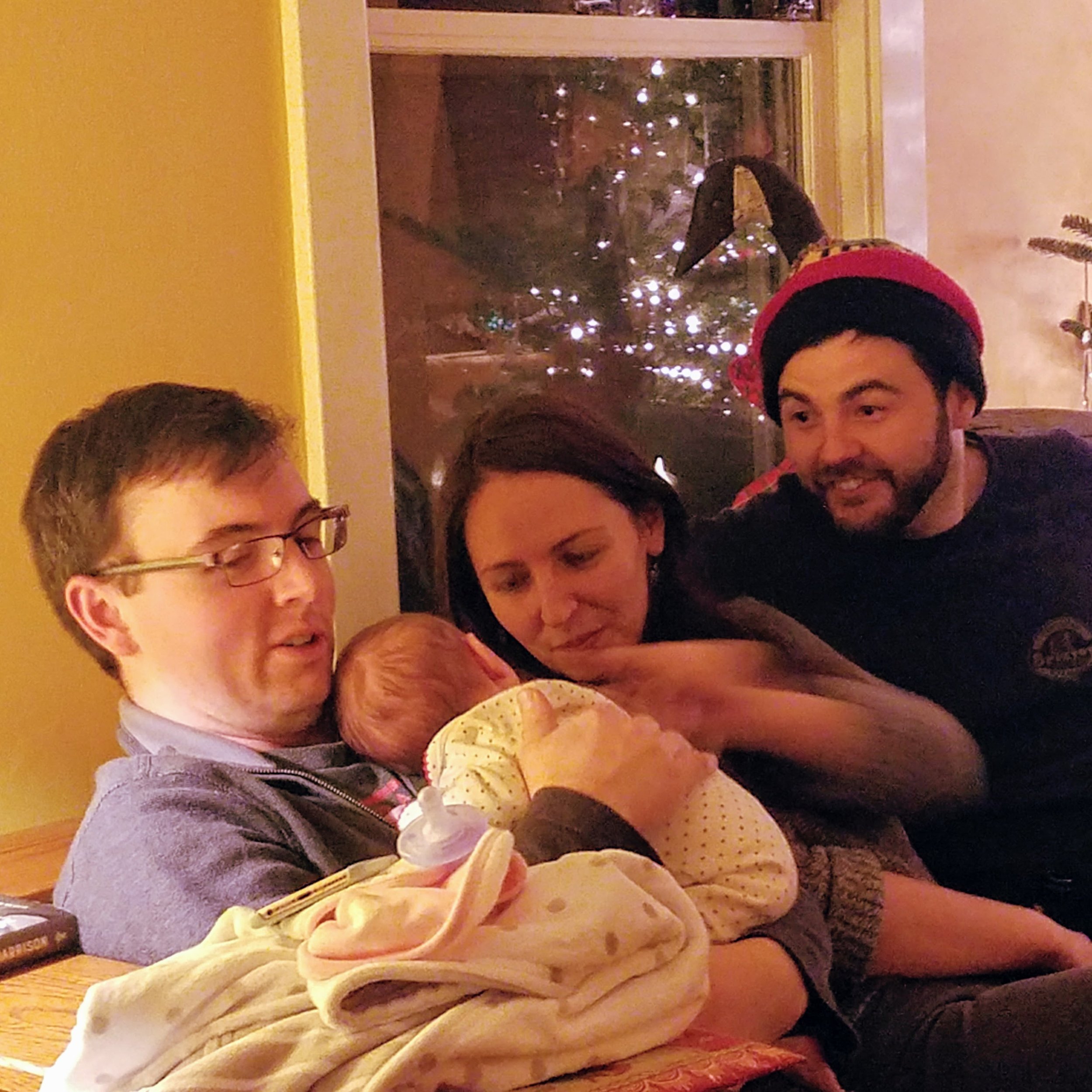Edward, Harper, Elisabeth and Ryan home for the Holidays