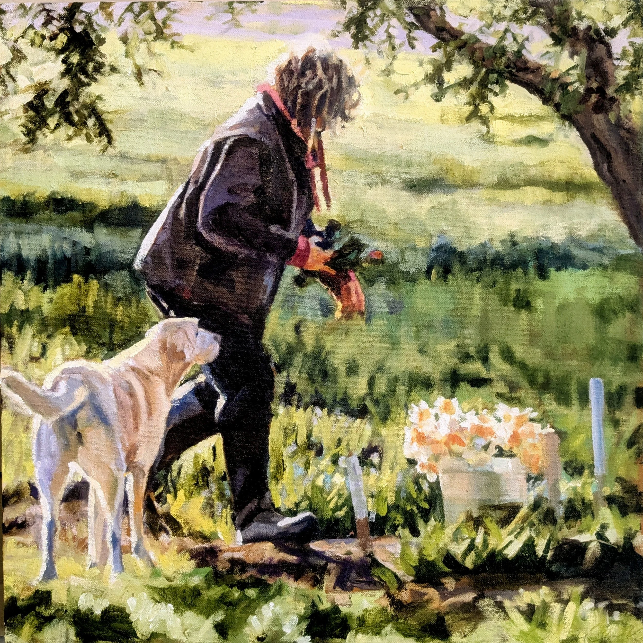 cutting narcissus with gigi.jpg