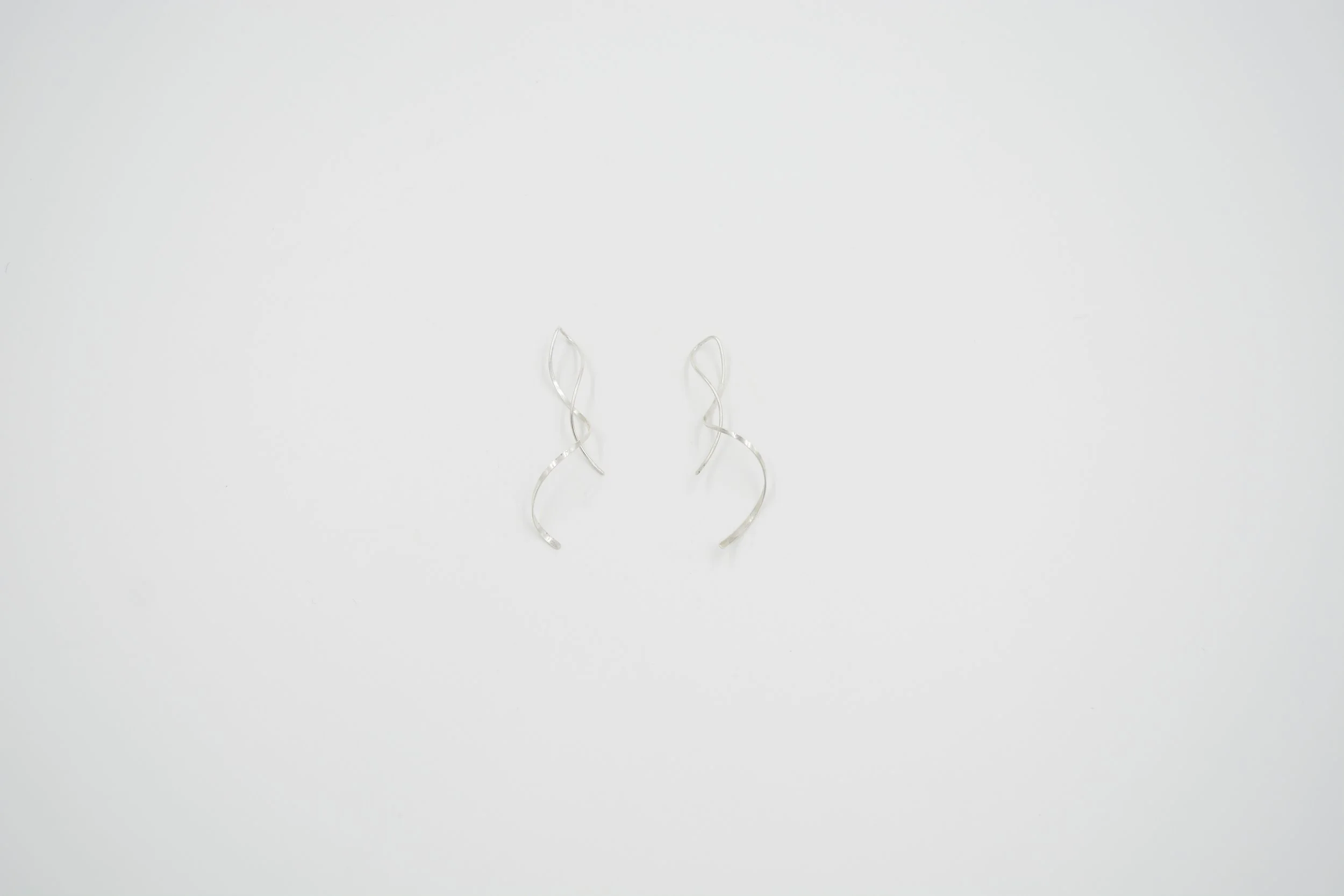 Silver Swirl Earrings