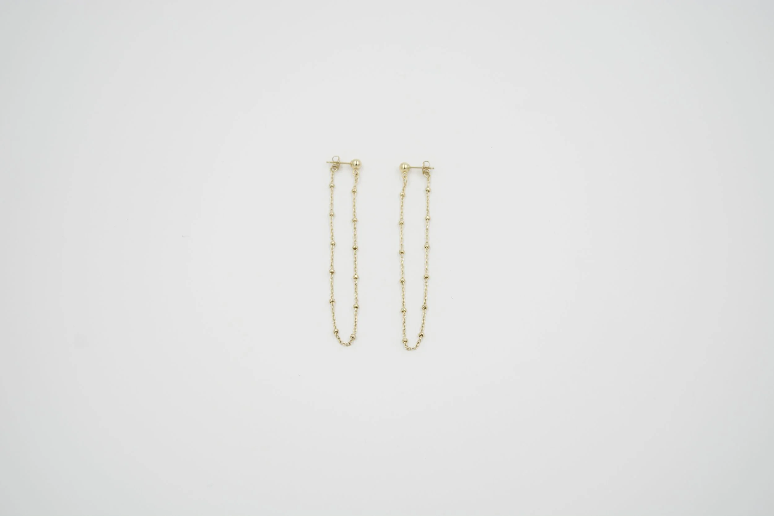 Gold Bead Earrings