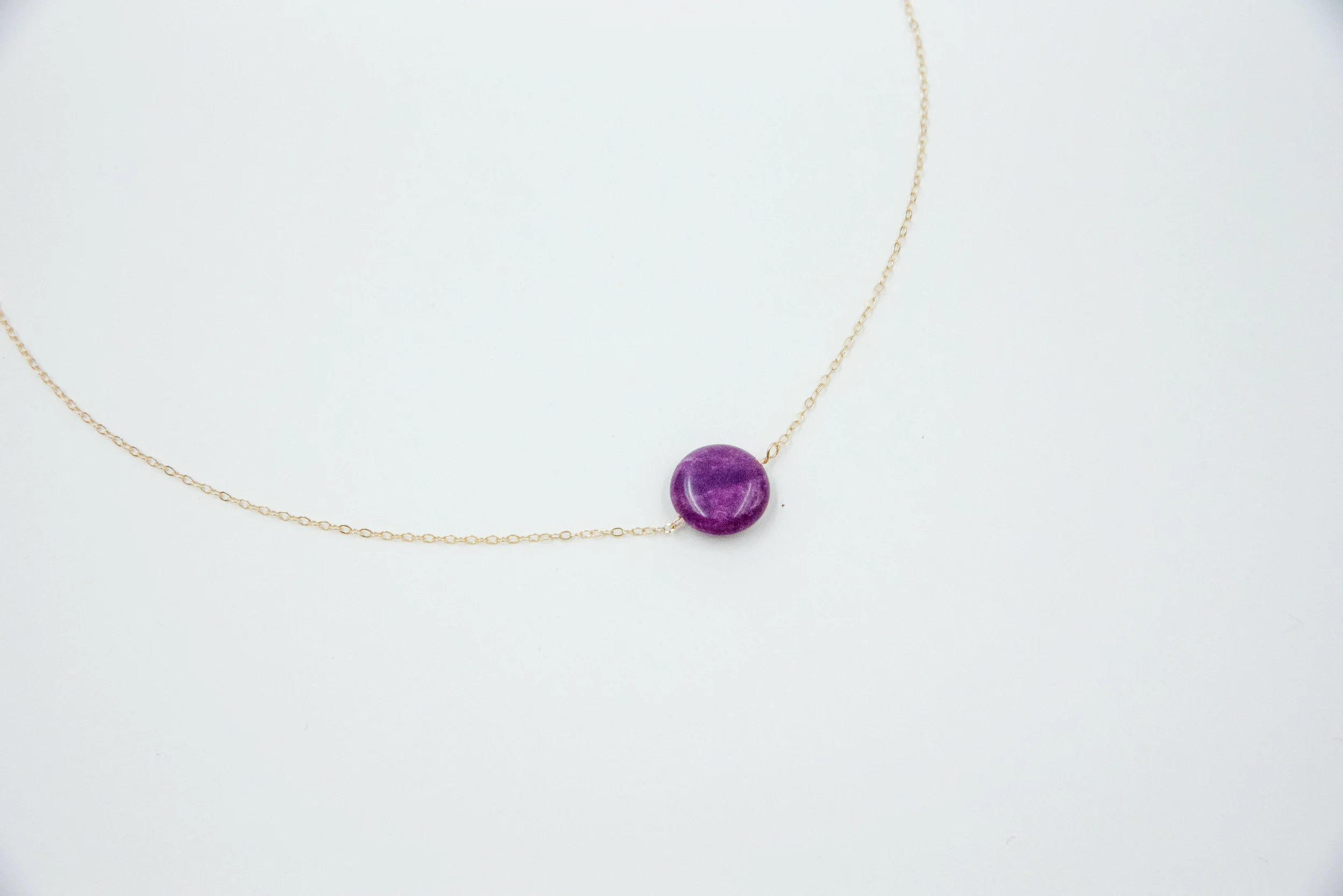 Purple Stone Necklace