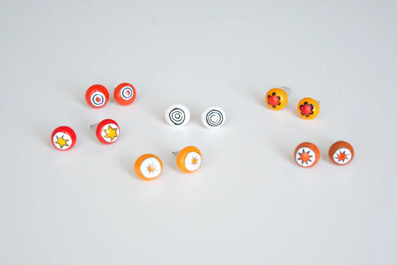 Venetian Bead Studs