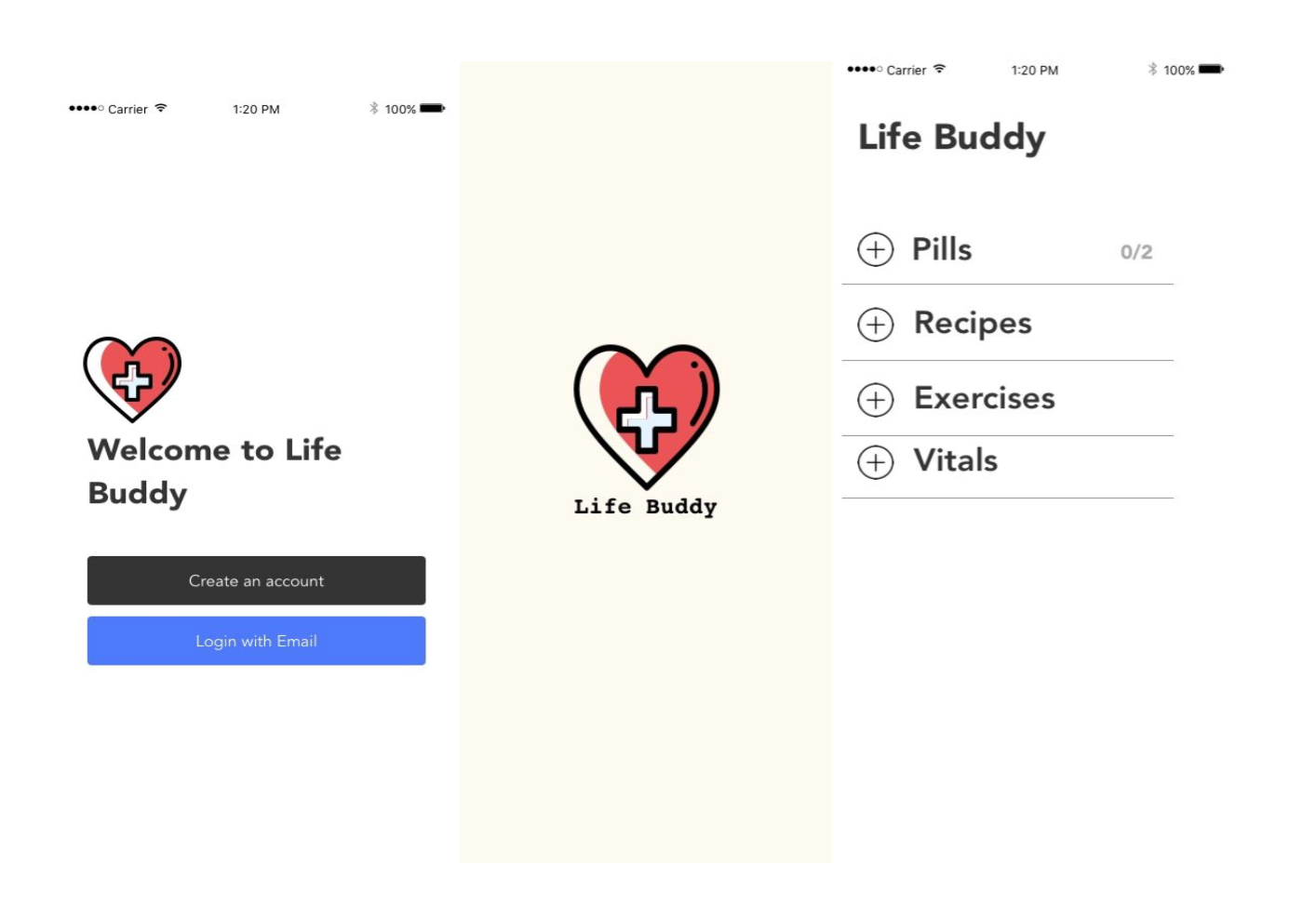 Life Buddy Screens