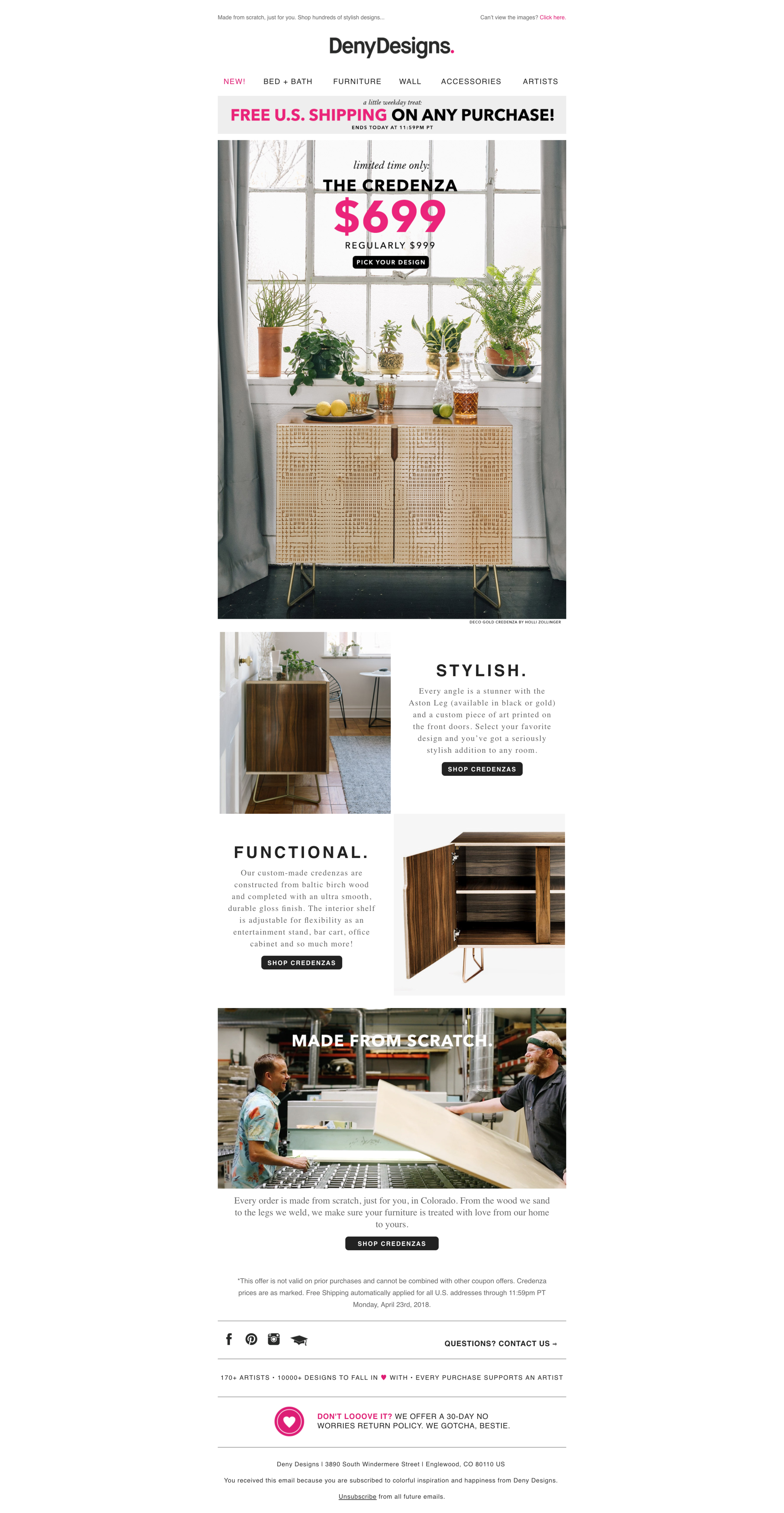 Credenza Launch