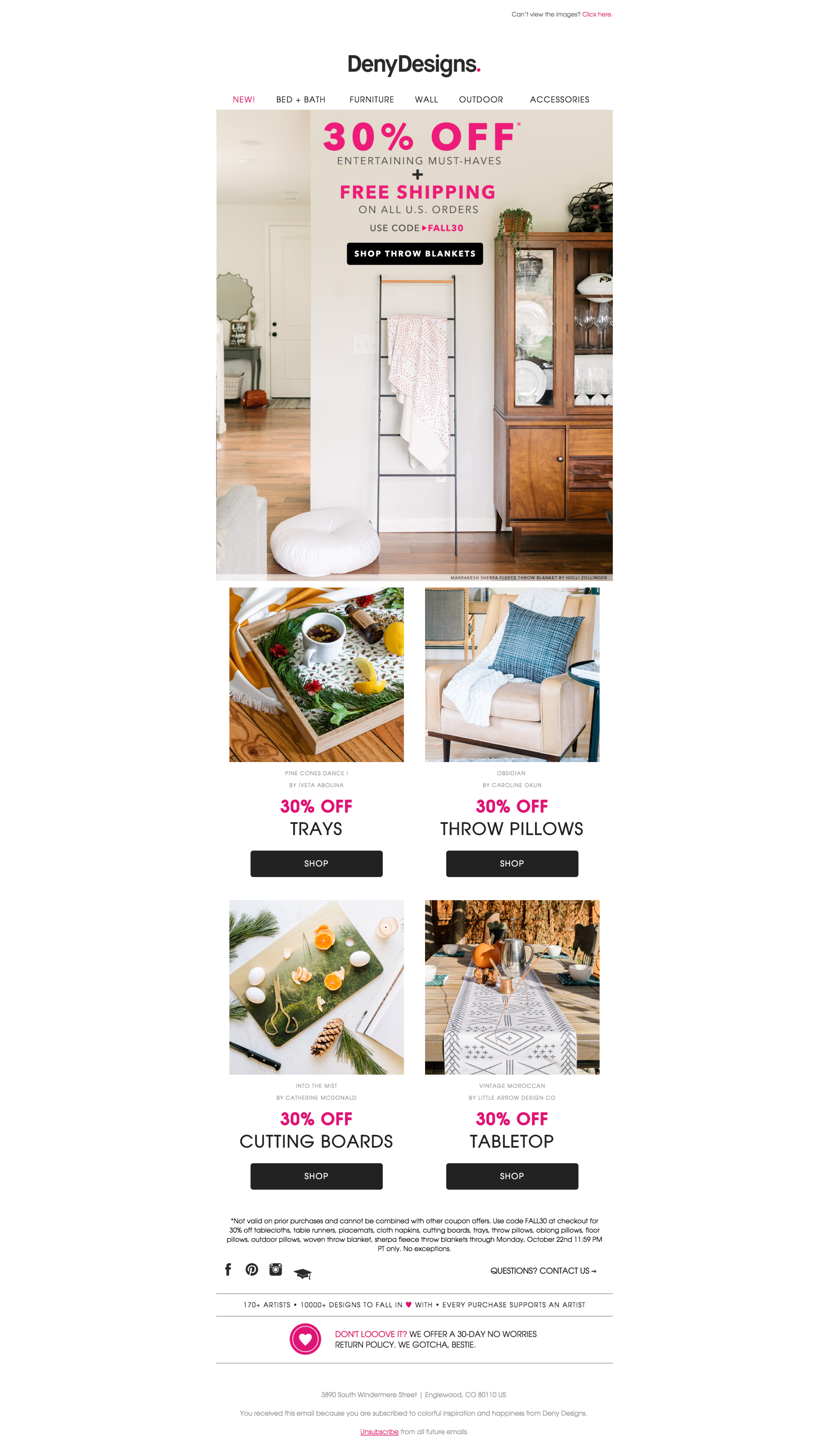 30% Off Sale with Deny Designs