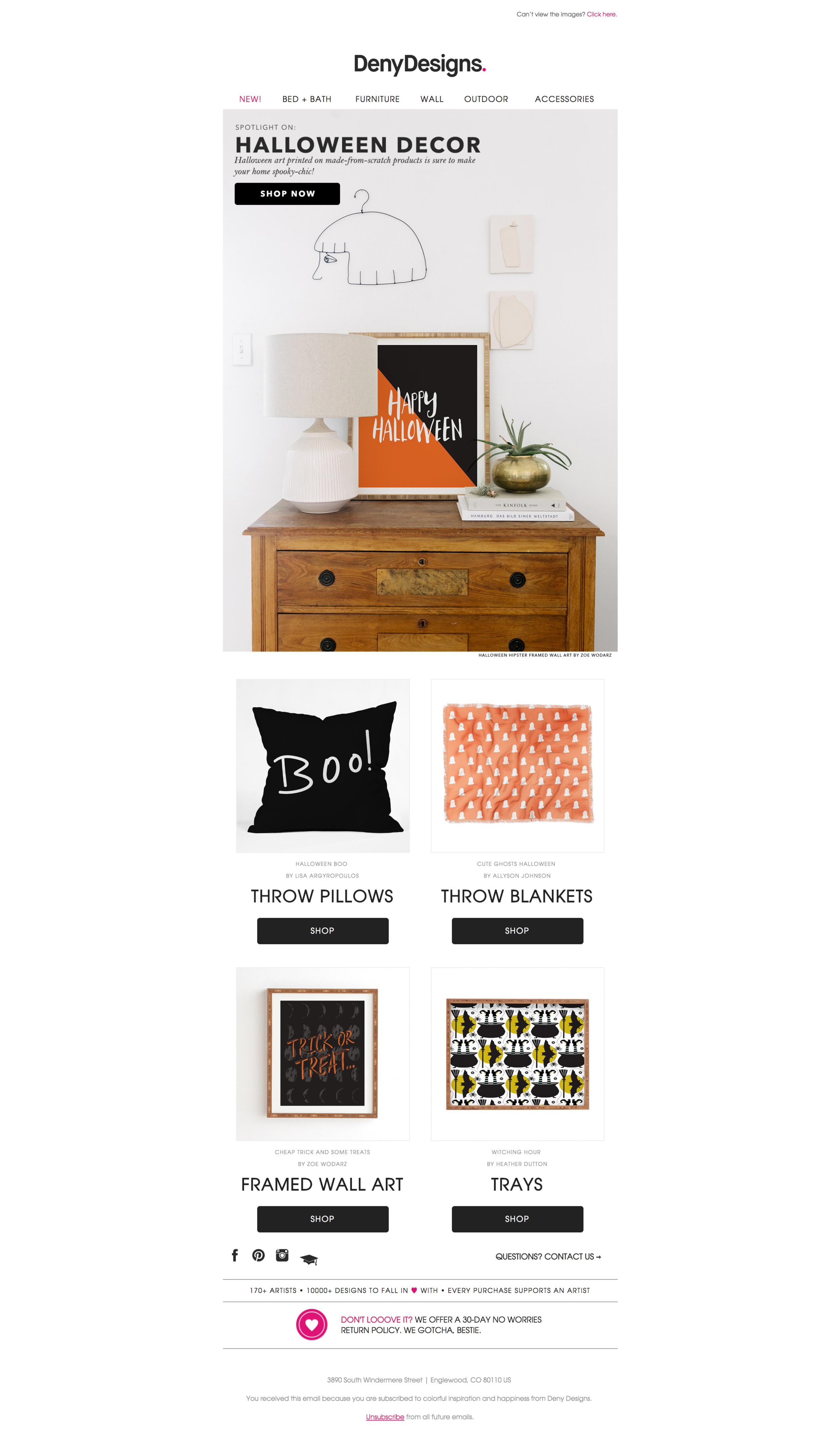 Halloween Marketing Campaign by Deny Designs