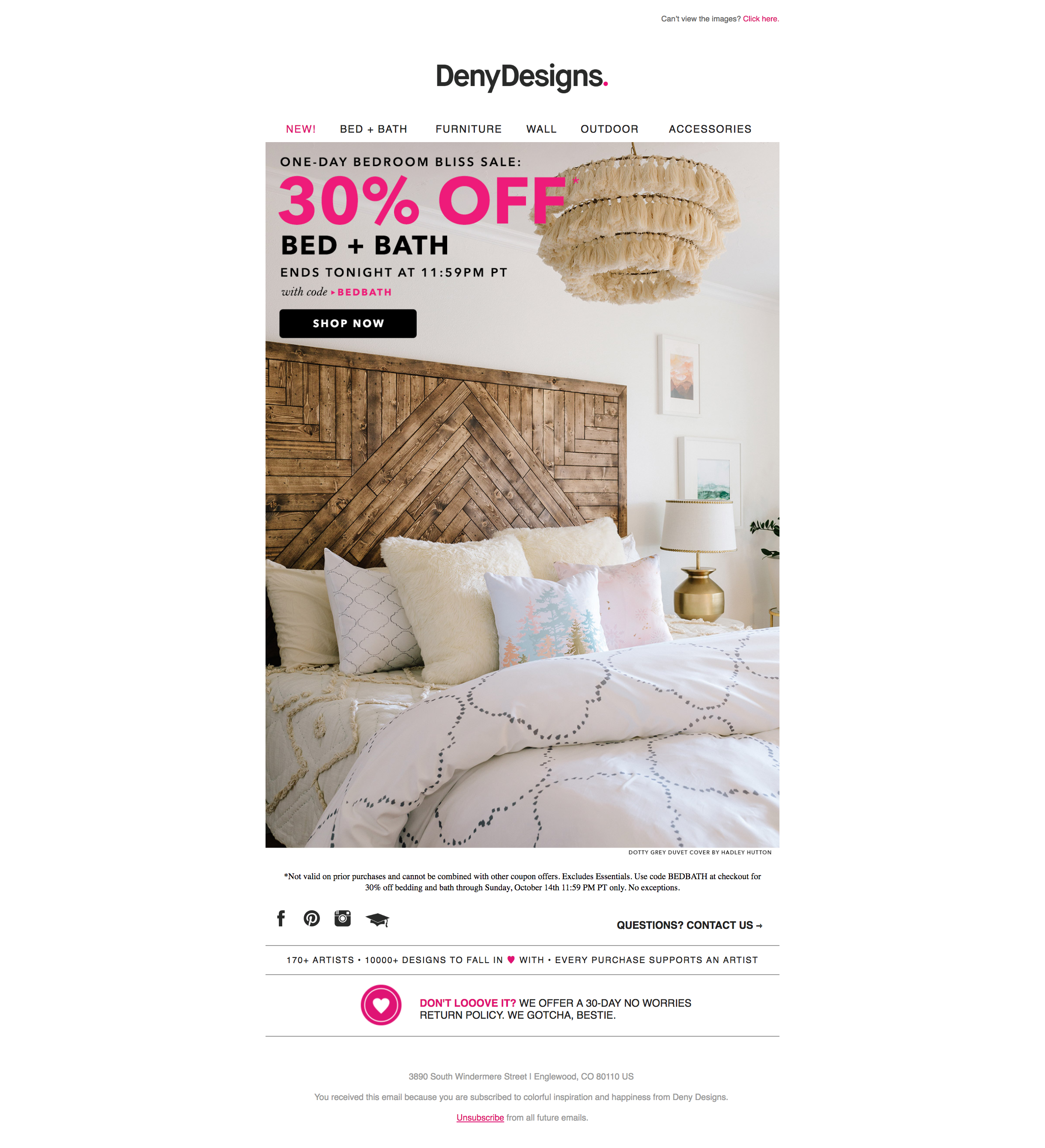 Bedroom Sale by Deny Designs