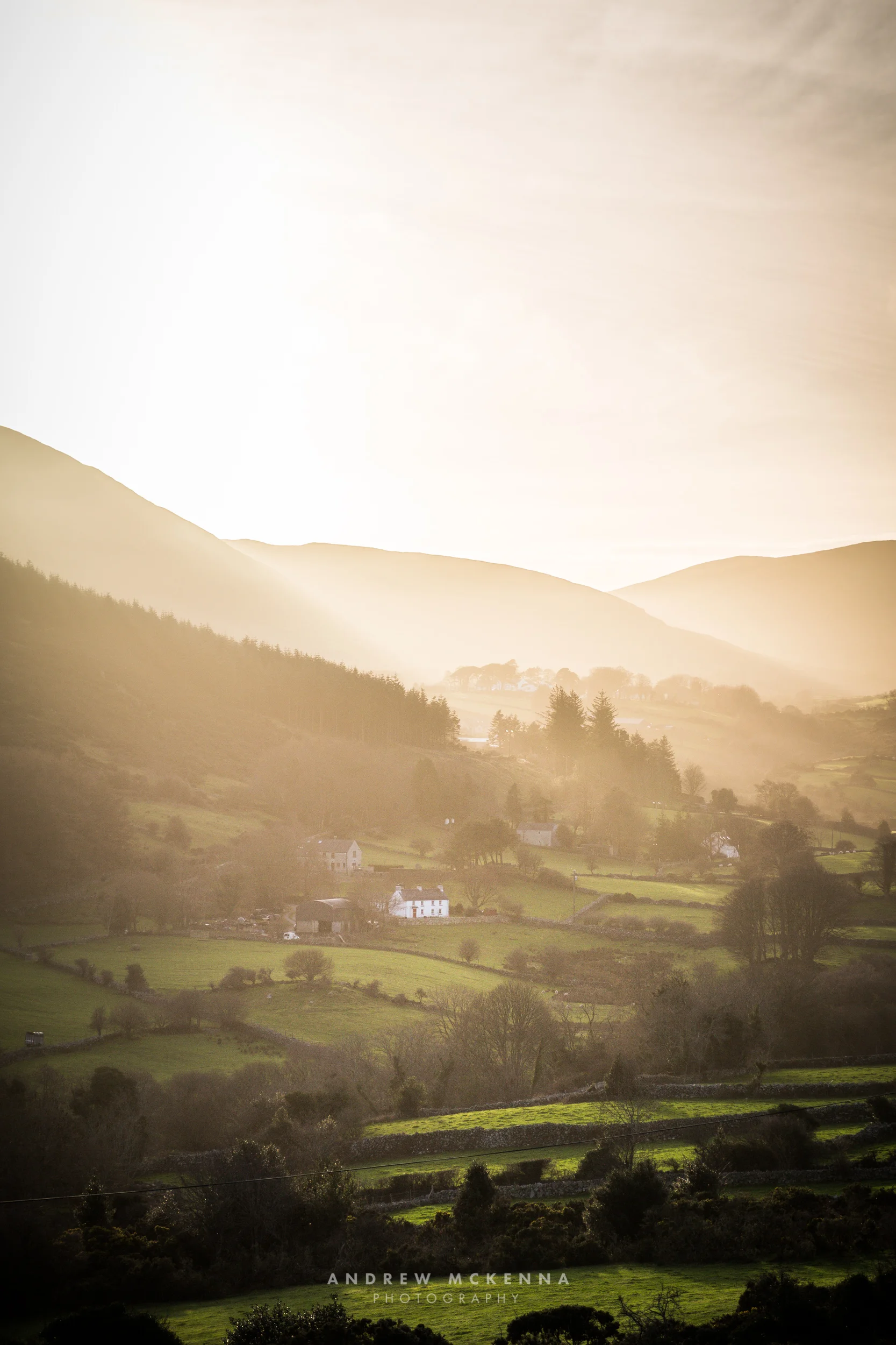 Mourne Mountains Sunset