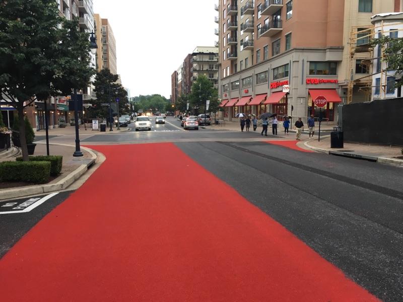 red bus lanes