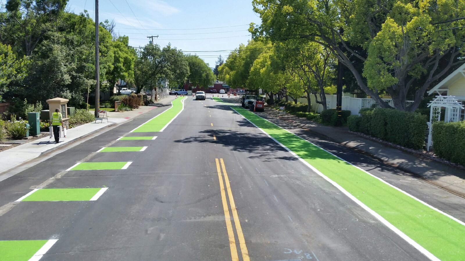 green bike lanes