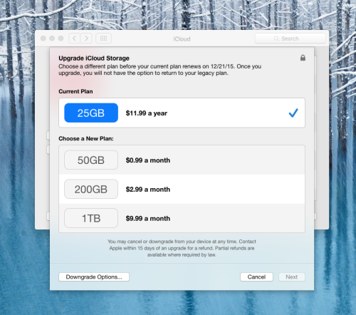 This is how well displayed the free option is. The free option is hidden behind the “downgrade options” button. As far as I know, this screen is the only path to the free option.